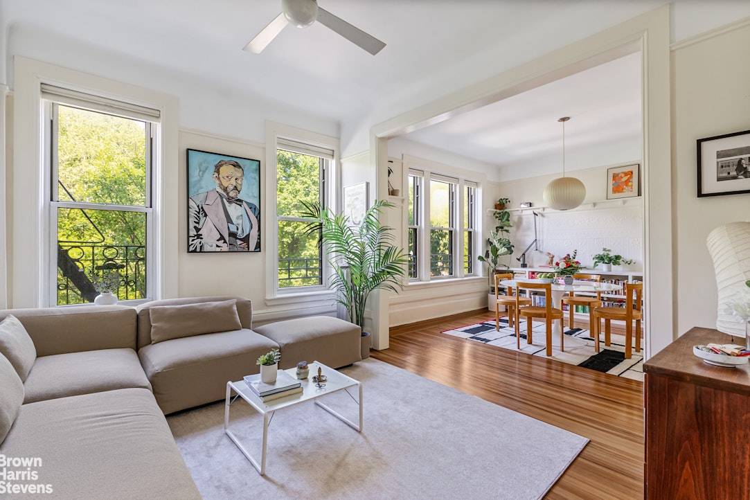 Rarely available two bedroom facing the PARK !