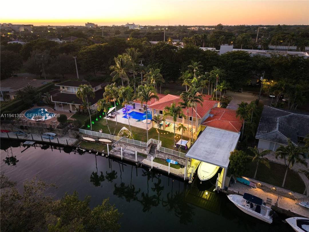 Exceptional 6BD 4. 5BA and 2 car garage waterfront residence on the Coral Gables Waterway boasting 132.