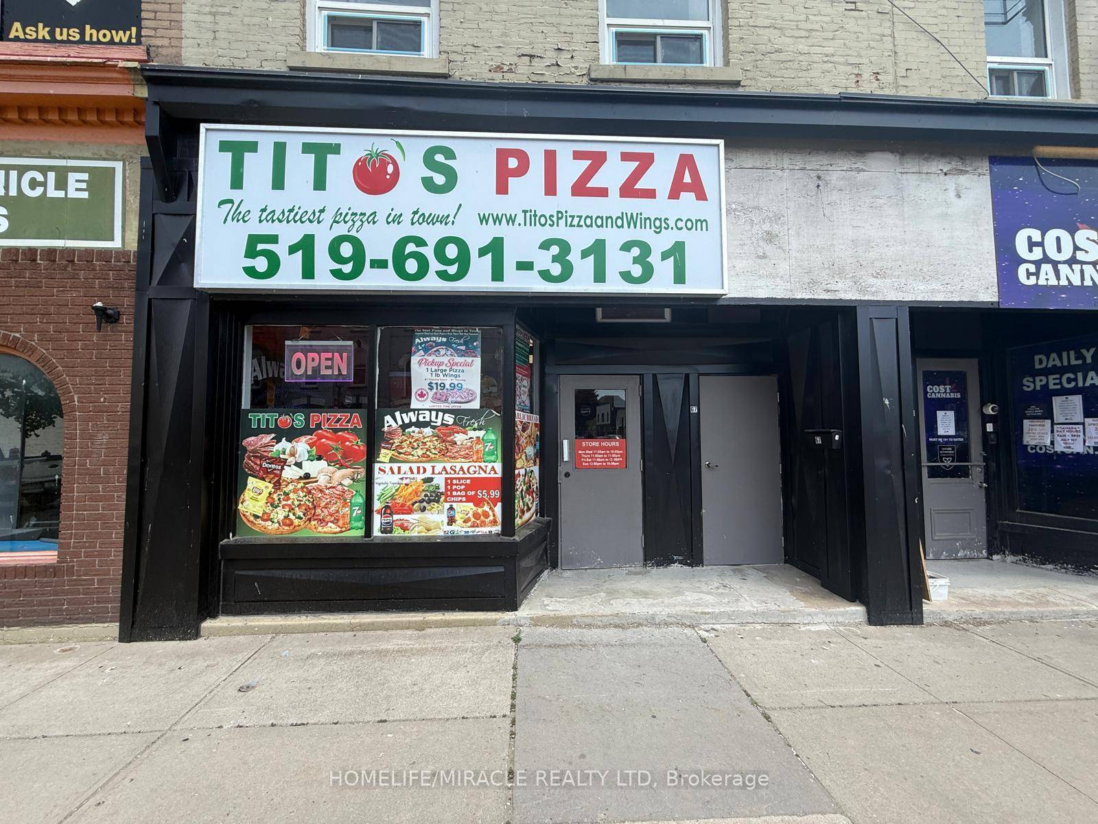 PIZZA STORE CAN BE CONVERTED in Alymer, ON is For Sale.