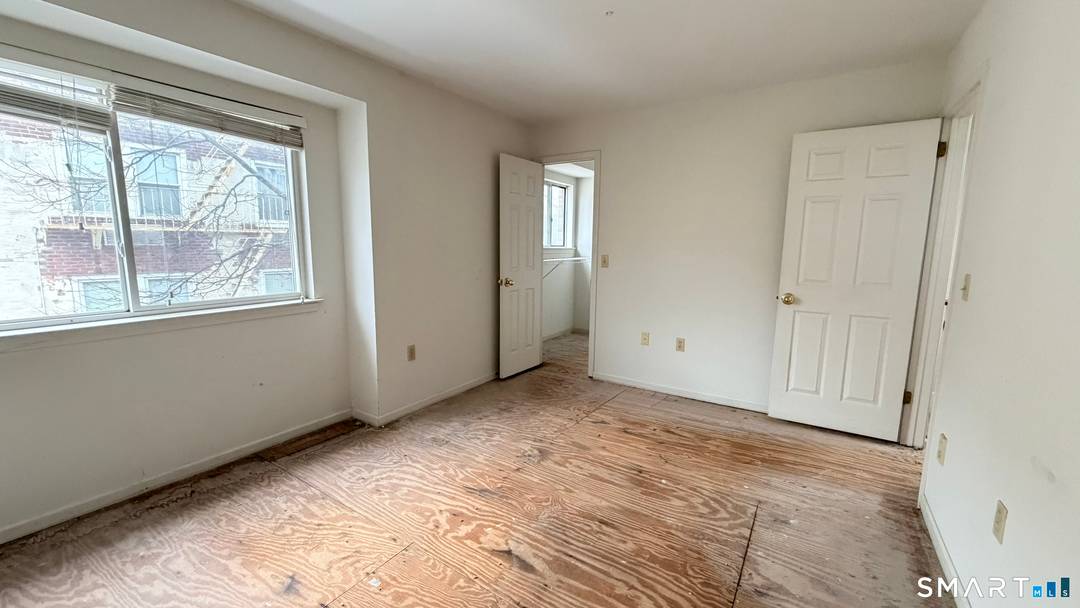 This contemporary condominium features modern design elements and clean lines.