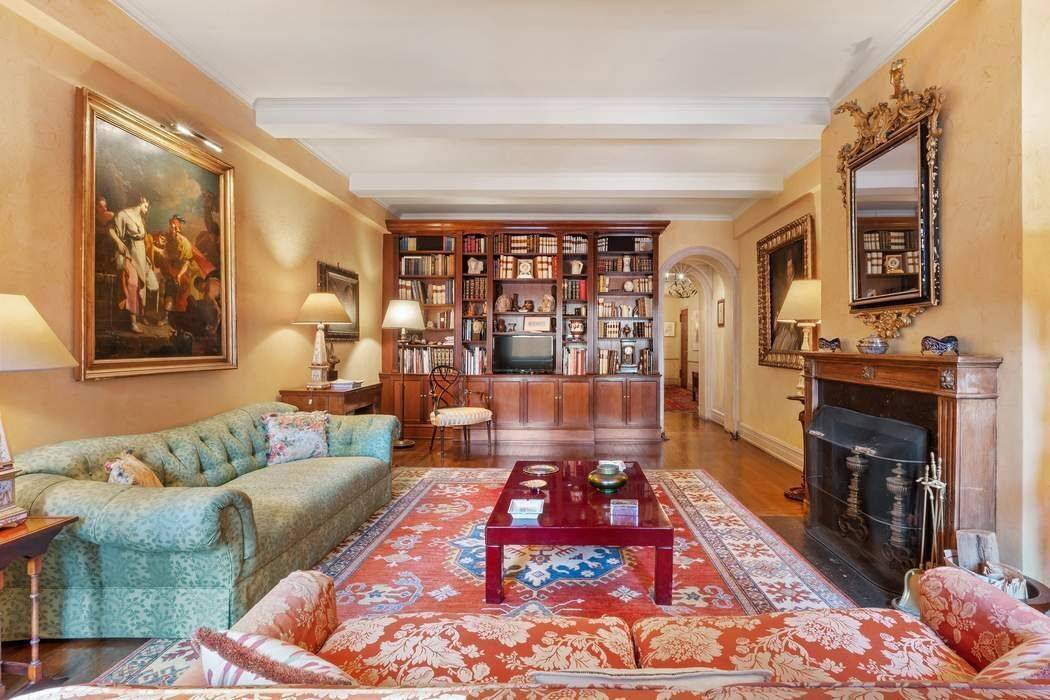 Gracious proportions and timeless prewar charm define this expansive eight into seven room residence with sunny north, south, and west exposures.