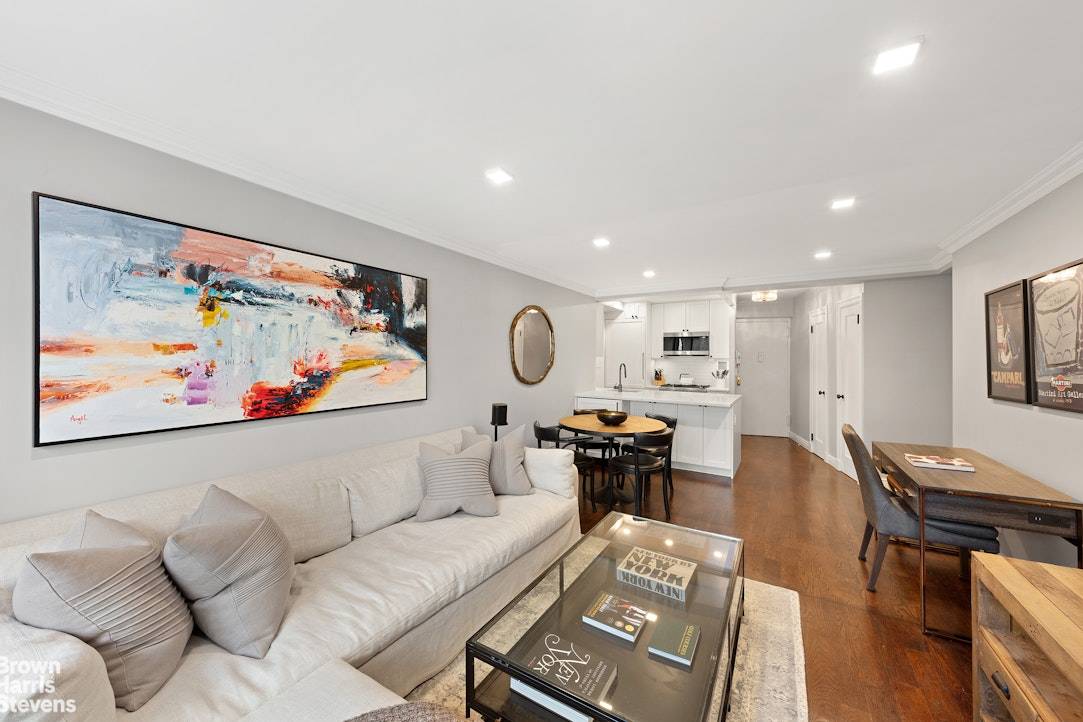 Step into an oversized one bedroom apartment that is flooded with natural light from six large west facing windows, hardwood strip flooring, and FIVE custom closets no stone was left ...
