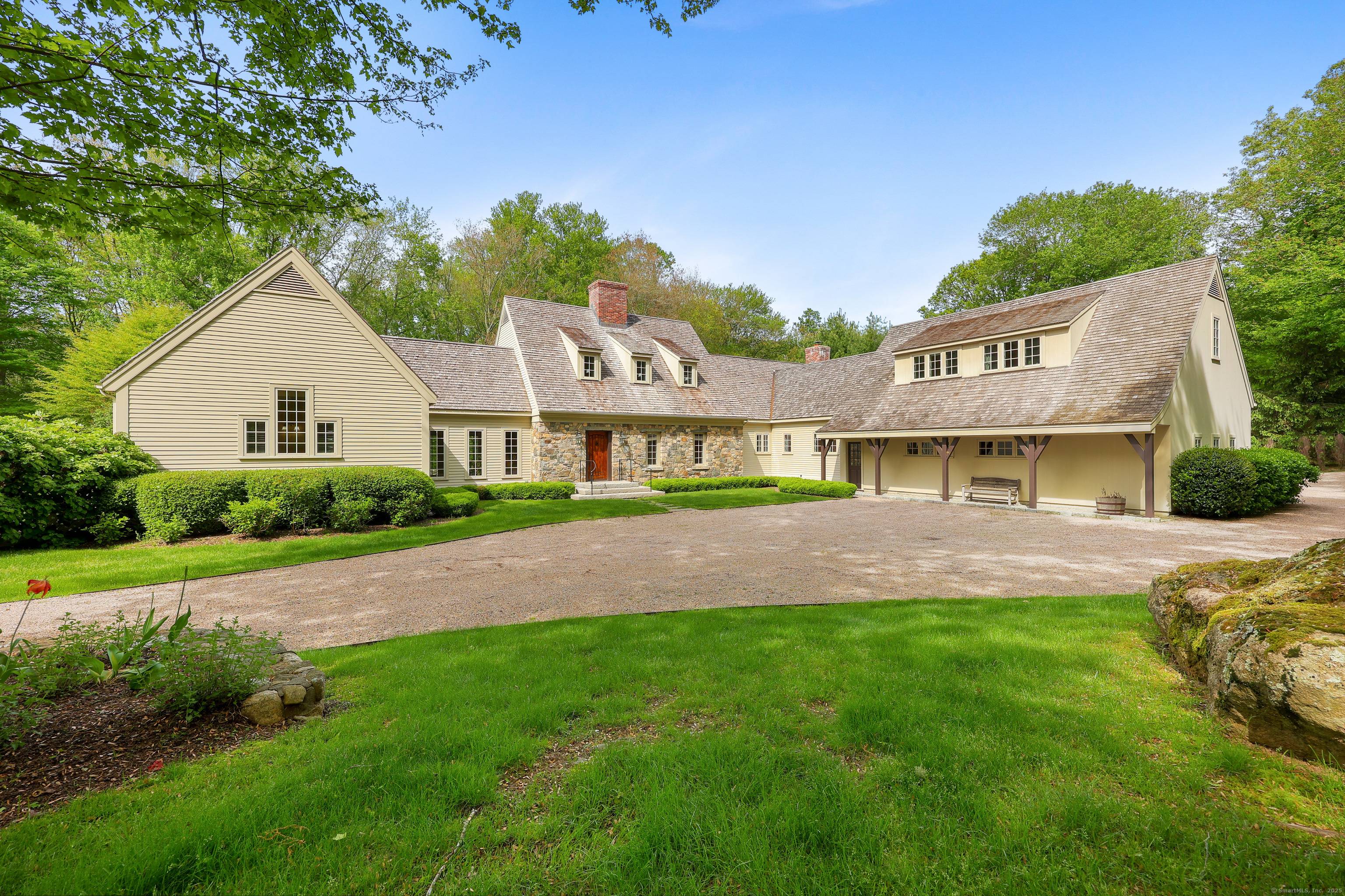 This exquisite French manor style home is back after an extensive facelift !
