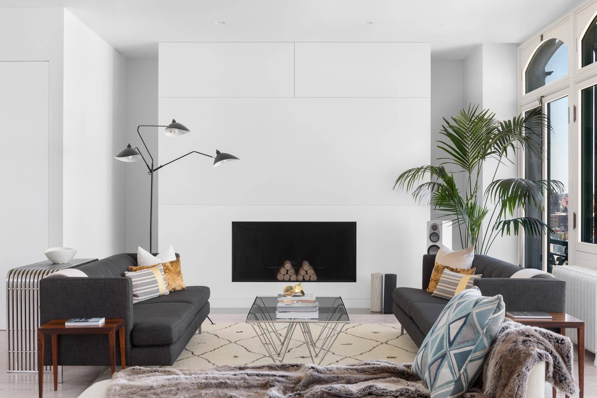 Ascend from the historic streets of SoHo to the top of the famed Singer Building to find an unparalleled penthouse loft featuring four sun flooded exposures and a private sun ...