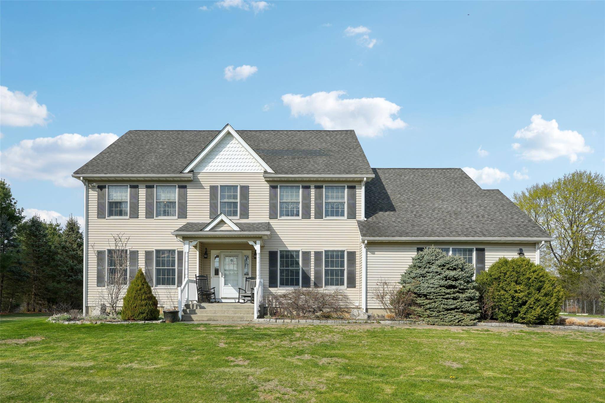 Beautiful Colonial home, Well Maintained level land W Meadow view, for the first time on the market.