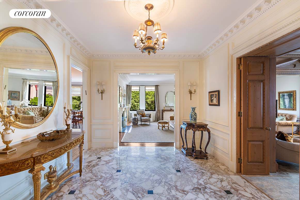 Elegant and rare full floor Pre war Condo overlooking Central Park.