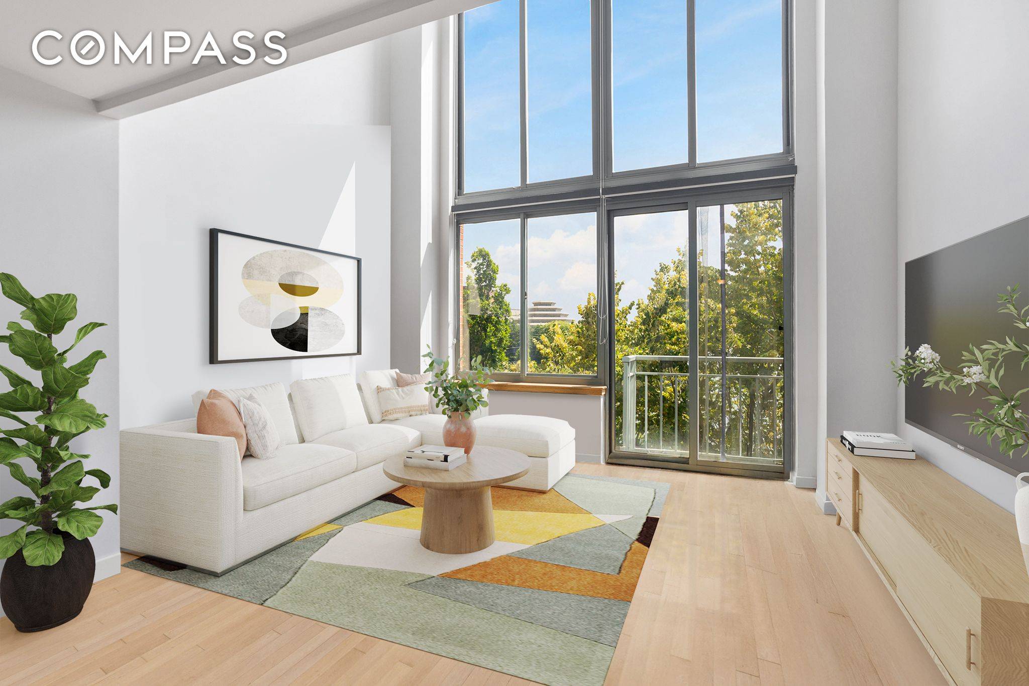 Breathtaking sun filled duplex with direct, unobstructed water views.