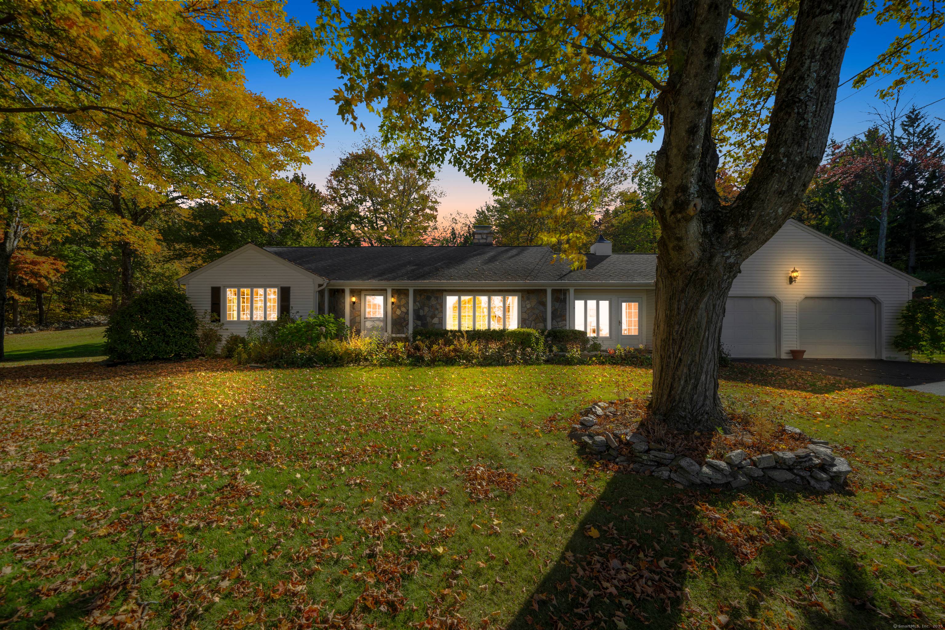 This charming ranch style home offers convenient one level living in a highly sought after neighborhood with beautiful seasonal views.