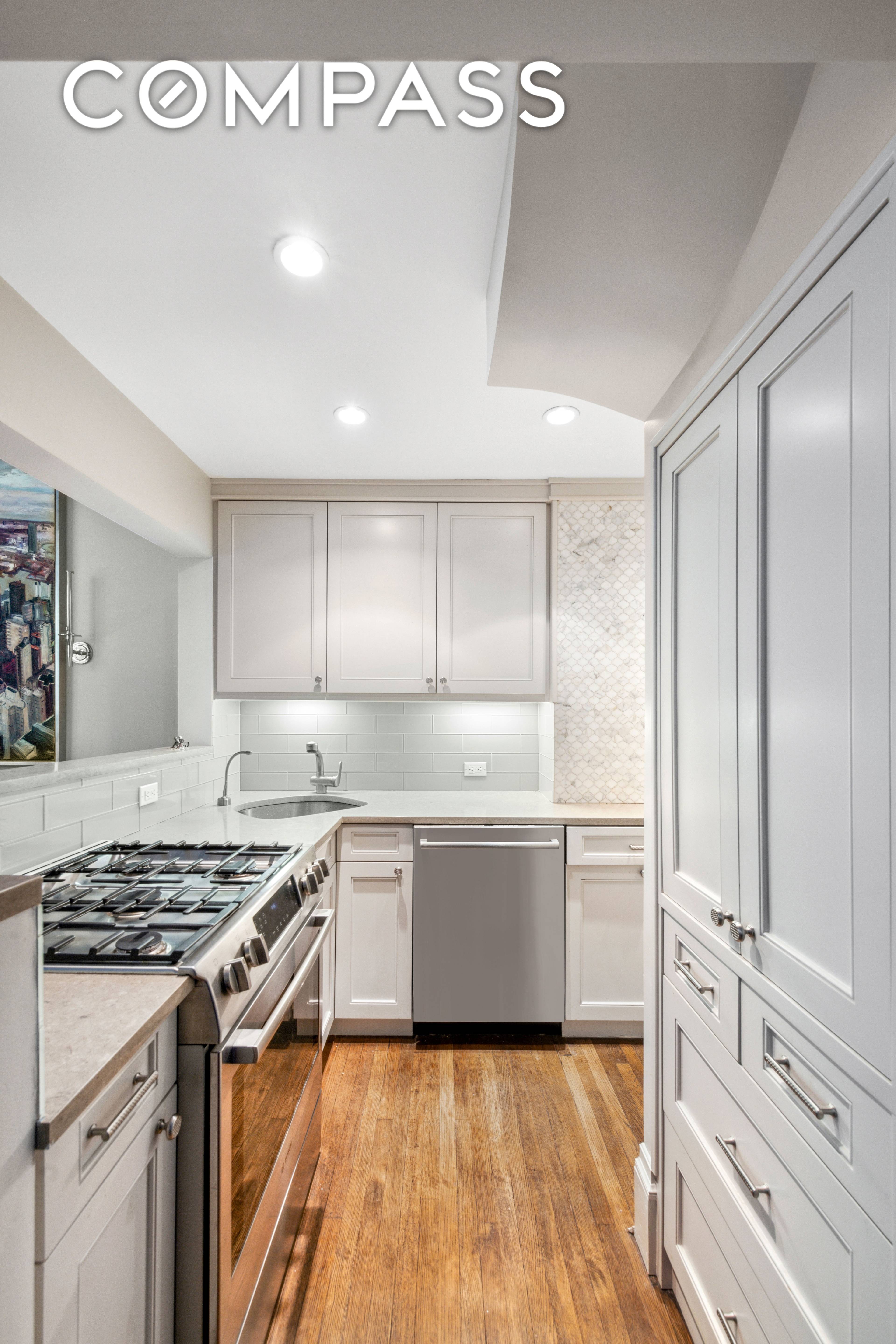 This sophisticated two bedroom duplex in the famed Hotel des Artistes is renovated to perfection while preserving its original prewar details gracious layout, beamed ceiling, hardwood floors, and original staircase, ...