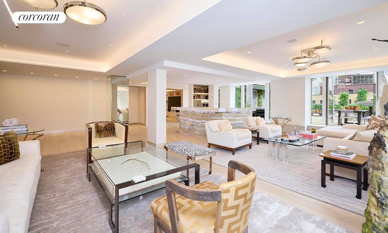 A STUNNING FIFTH AVENUE ENTERTAINER'S DREAM WITH EXPANSIVE PRIVATE TERRACE An extraordinary opportunity awaits at 870 Fifth Avenue a spectacular home currently configured as a two bedroom, den library, and ...