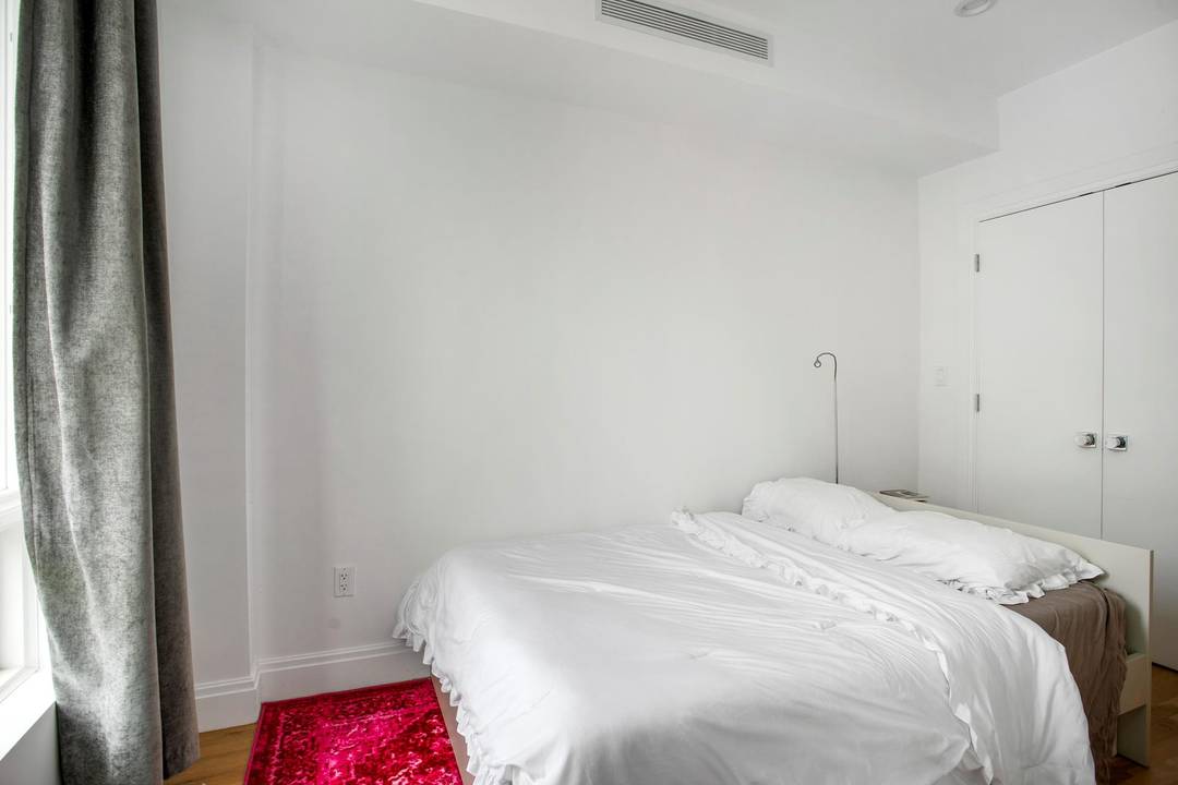 Best Value modern alcove Studio condo converted to a one bed under 450, 000 in Bedford Stuyvesant Low monthlies Laundry Roofdeck Storage !