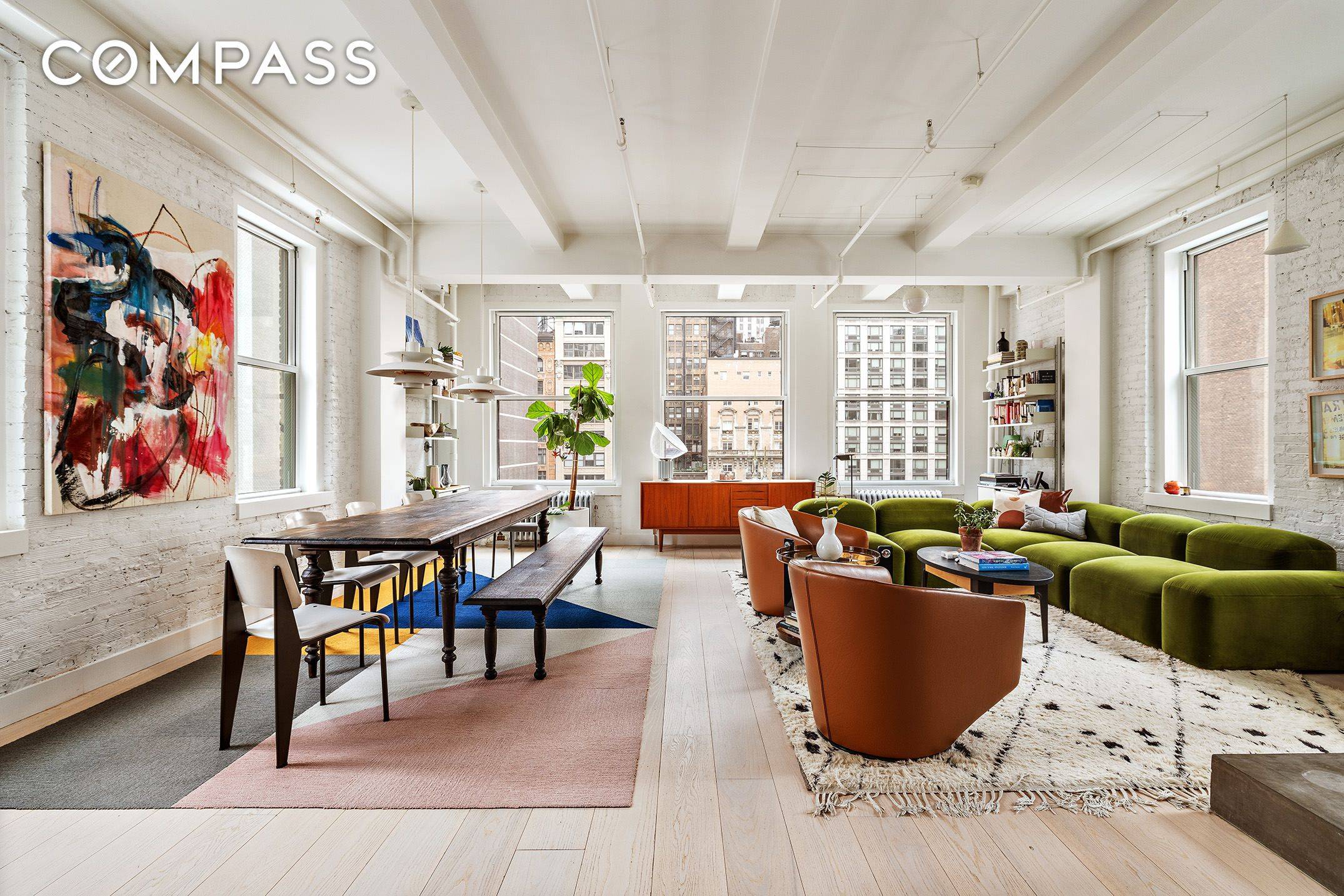 Sun Drenched, Luxury Loft with 360 Views amp ; Empire State Sightlines This stunning, architect designed full floor loft featured in The Wall Street Journal and Dwell Magazine offers 2, ...