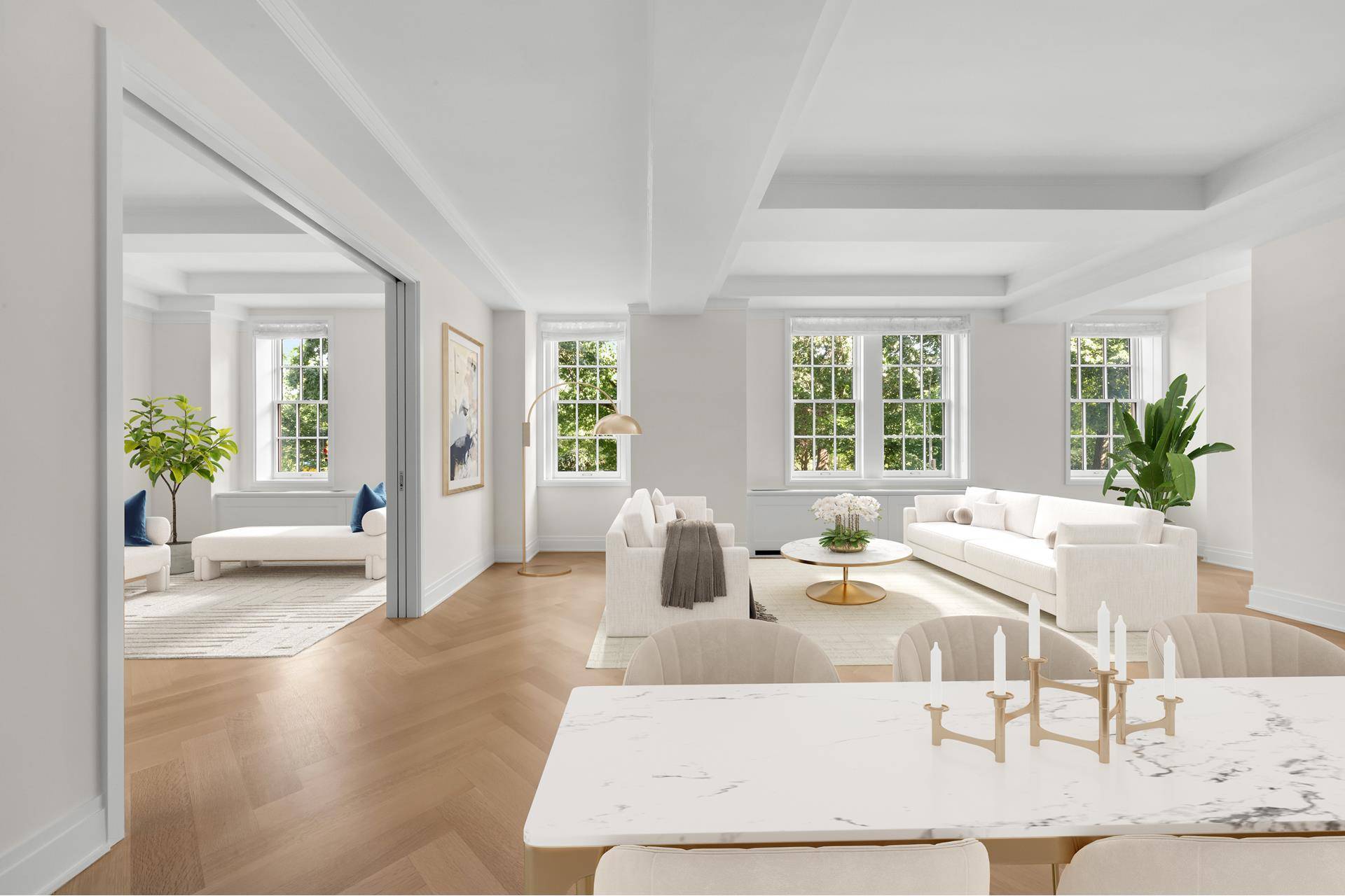 Exclusive Offering Live on Central Park, direct, unobstructed park viewsPresenting an exclusive opportunity to reside directly on Central Park with unobstructed and breathtaking park views.