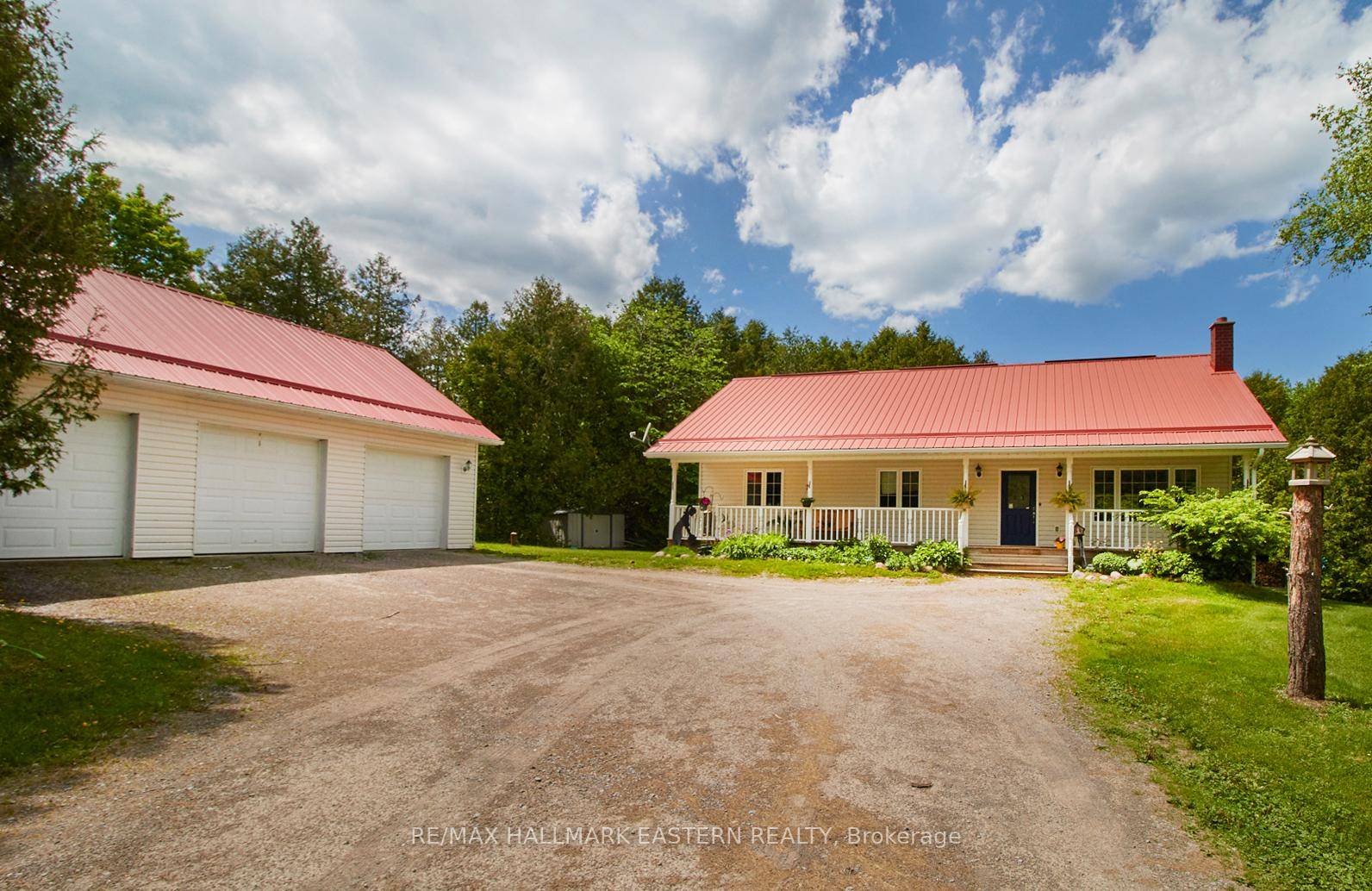 Escape to the woods ! In desirable Cavan Monaghan Township, Cedar Ridge is approximately 25 private acres of Nirvana offering a 2005 built 5 bedroom Ranch Bungalow with front verandah ...