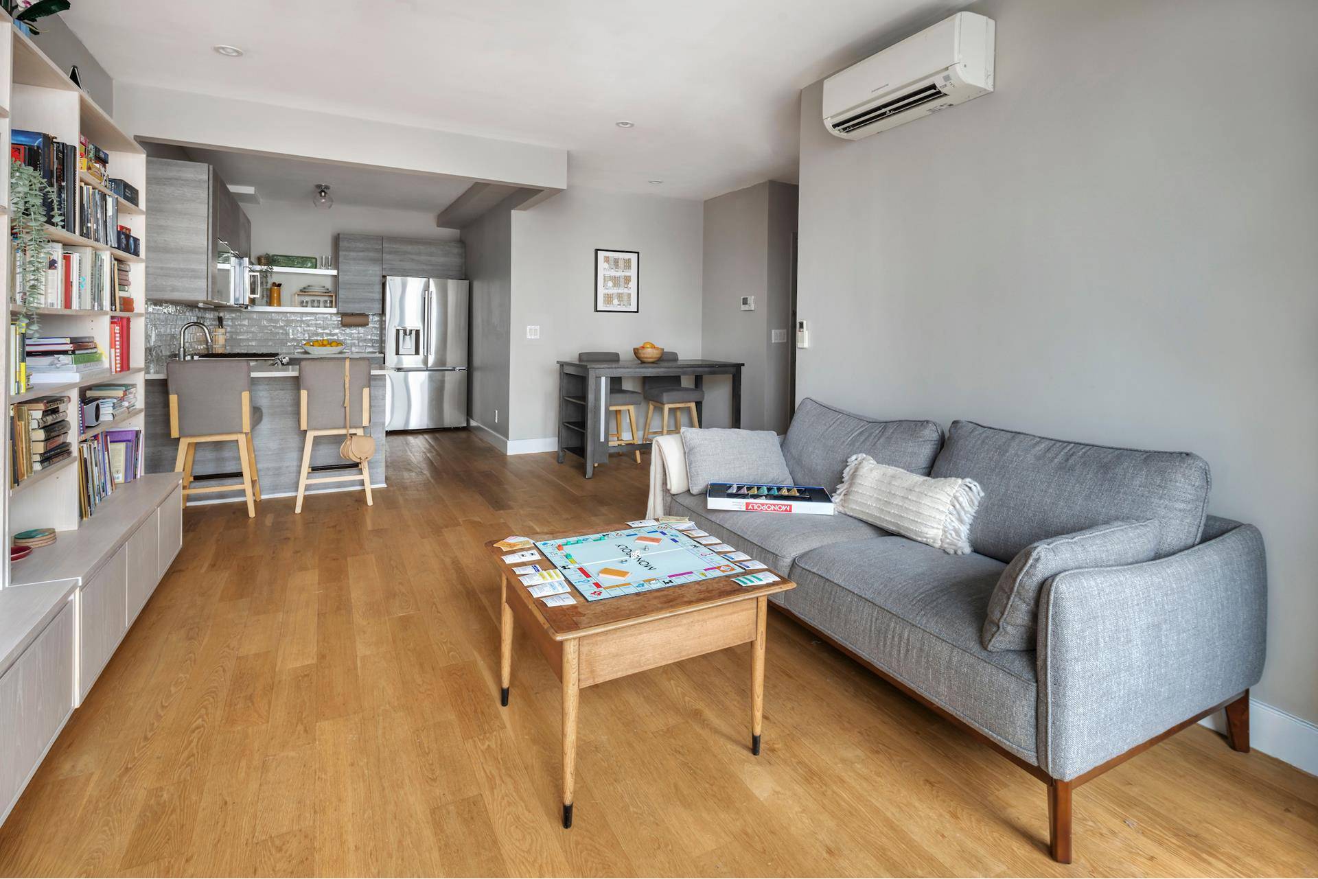 Bright and welcoming, this sun drenched Clinton Hill 2 bedroom condo seamlessly blends indoor comfort with the pleasures of outdoor living.