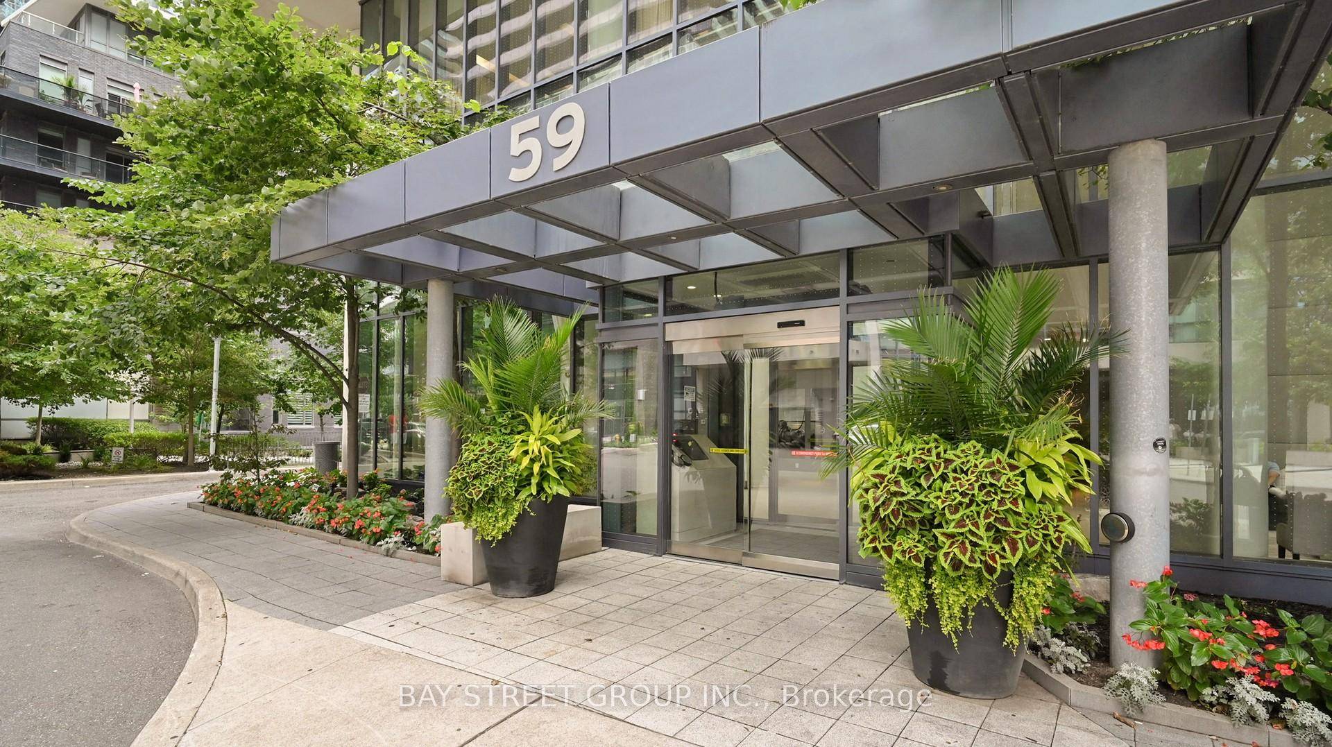 This 1 Bed furnished Unit Features A Clear View Of Lake Ontario That's One Of A Kind.