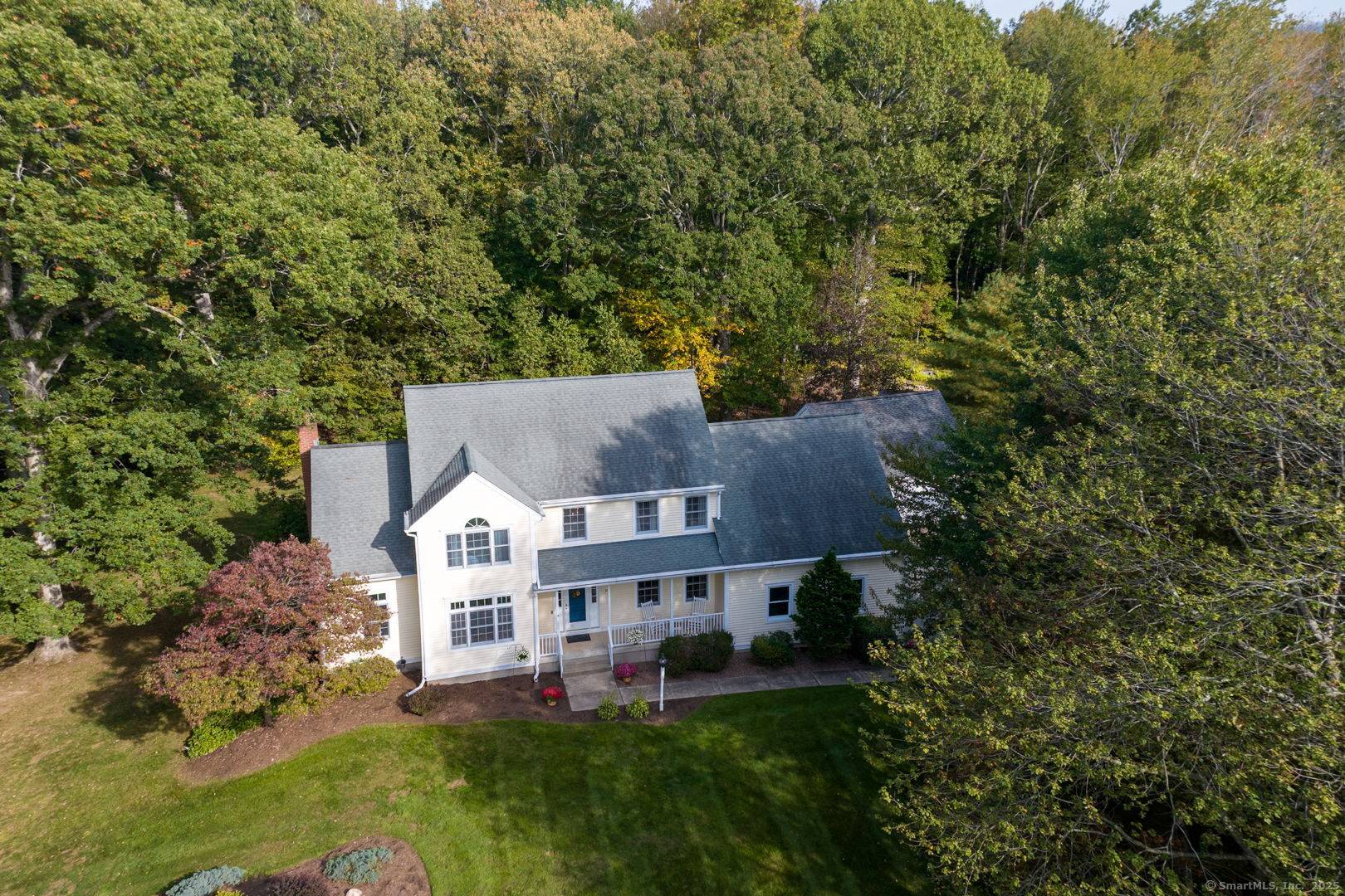 Special Colonial style home perched at the end of a gorgeous Cul de sac street in the heart of Bolton.