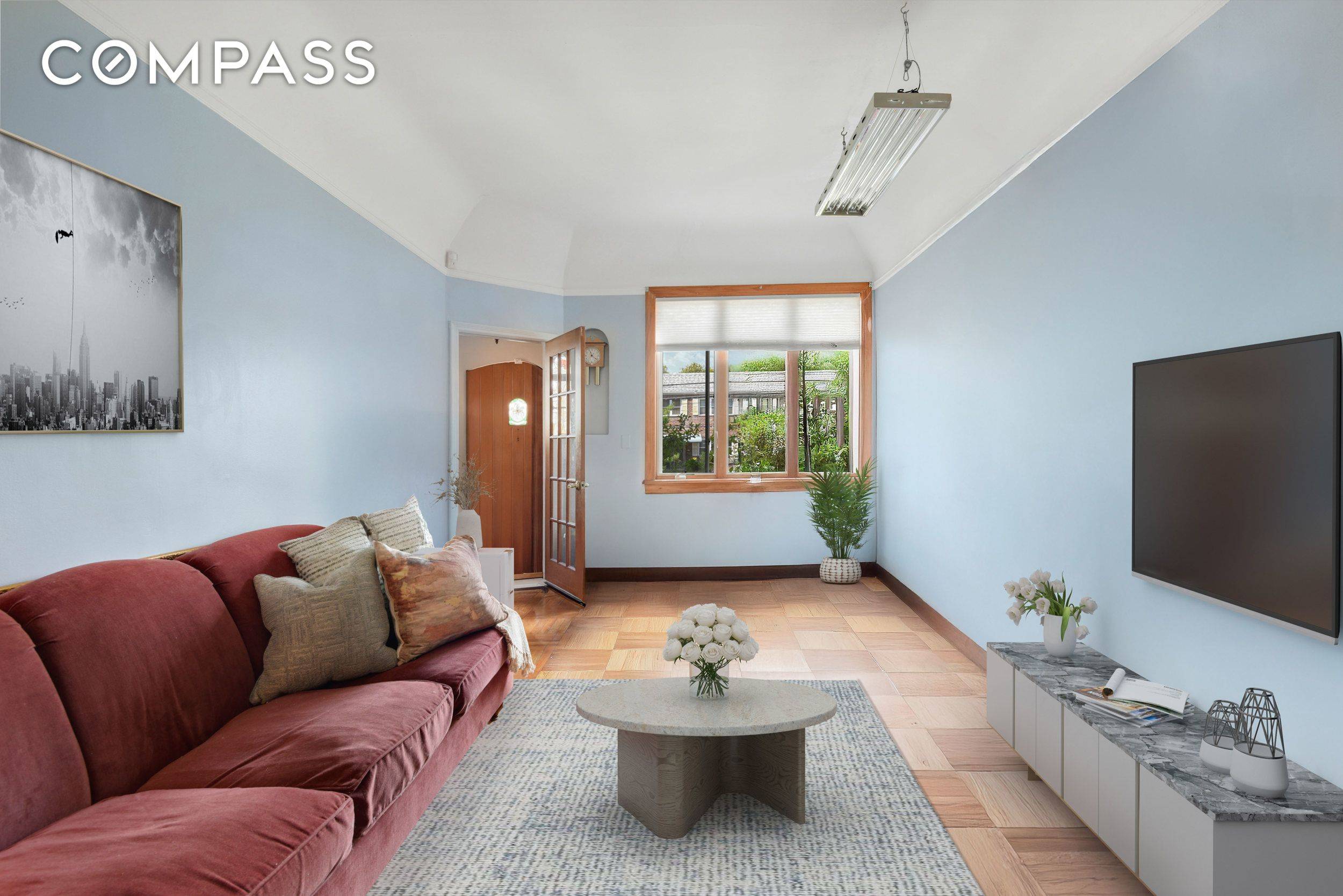 Discover the timeless appeal of this elegant, fully brick two family home, perfectly situated on a peaceful, tree lined block just moments from Dyker Beach Park and Poly Prep.