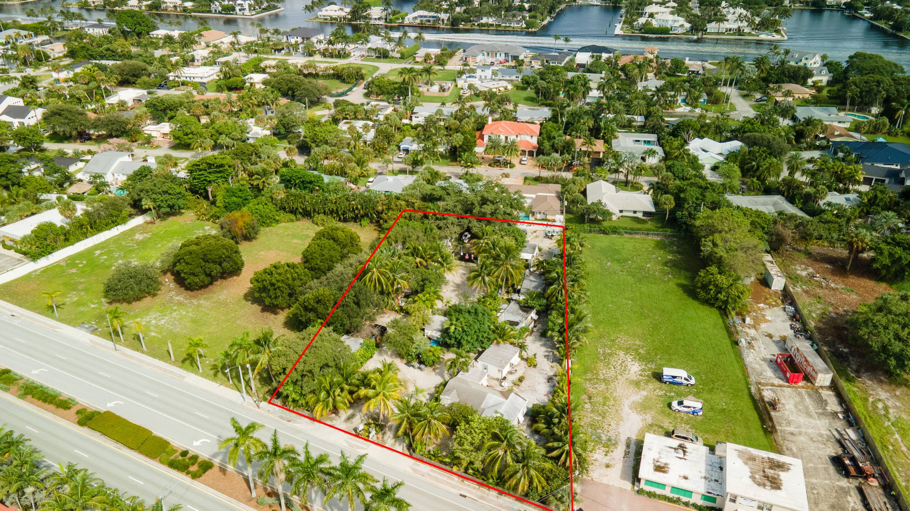 Exceptional development opportunity consisting of two parcels totaling 0.
