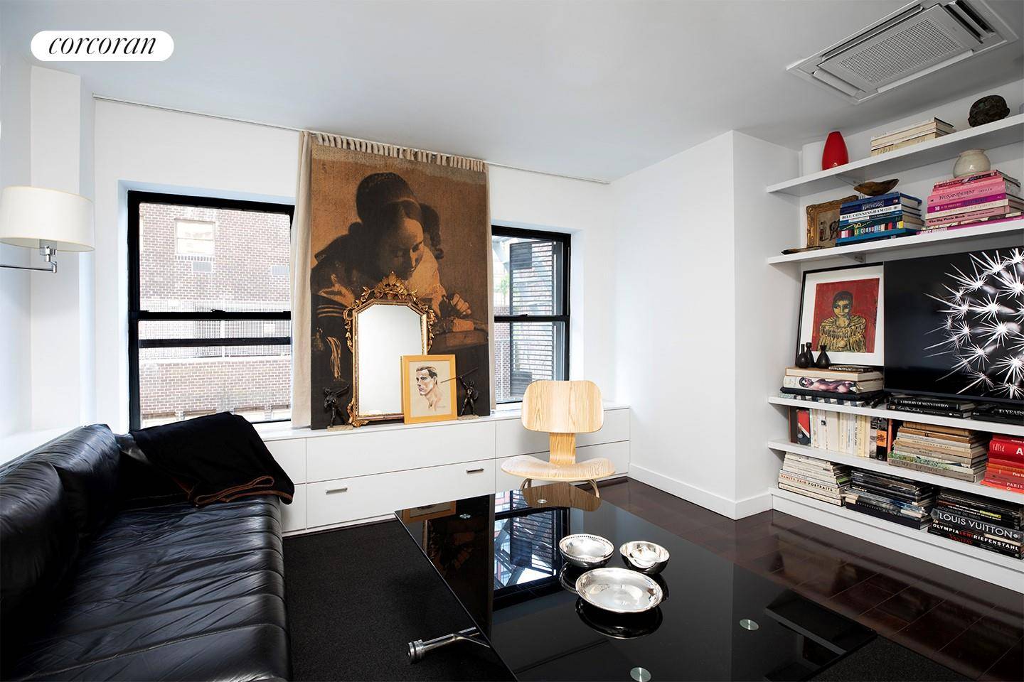 Welcome to Apartment 4B at 240 East 24th Street a rare, turnkey, custom designed one bedroom residence where elegance meets intelligent design.