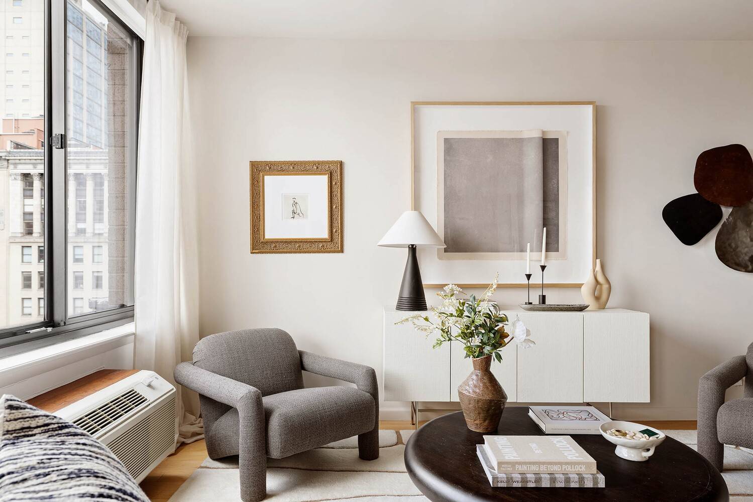 Soaring above the city skyline, this luminous 2 bedroom, 2.