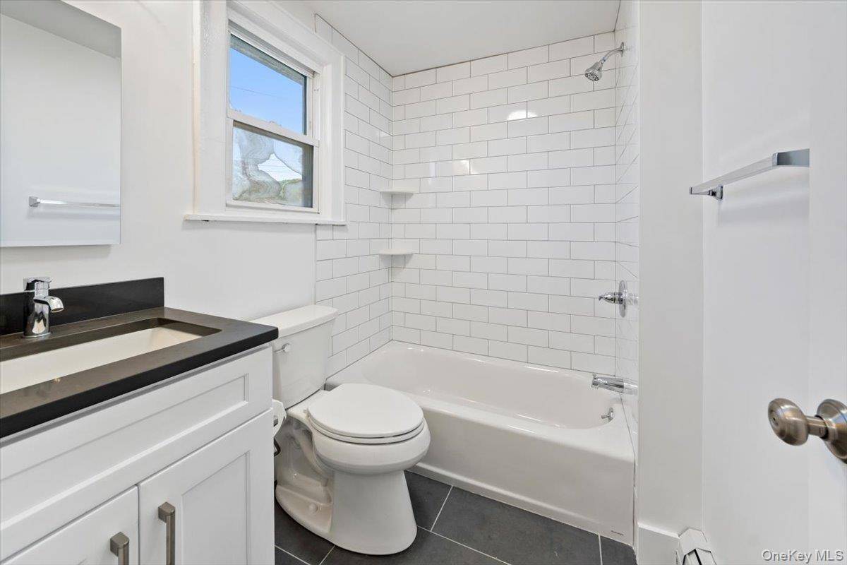 3 bedroom 2 full bath large eat in kitchen large living room and dining room washer dryer in unit, storage in unit.