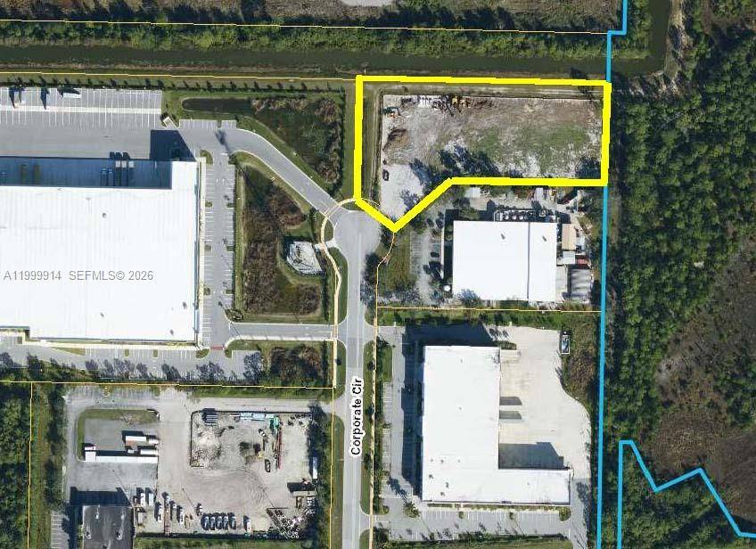 2. 33 acres of vacant industrial land FOR SALE in Palm Beach Commerce Park.