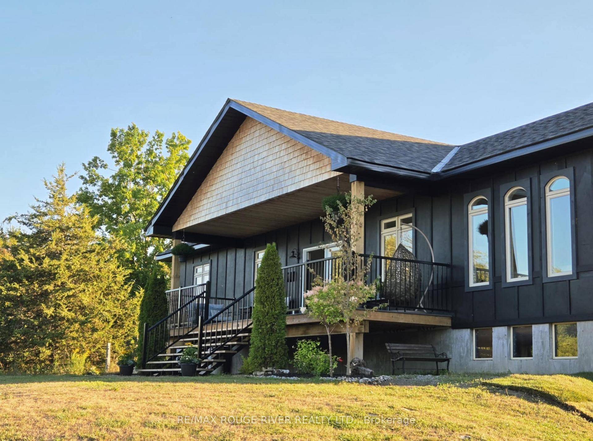 Escape to your own private one acre estate just five minutes from the vibrant town of Campbellford.