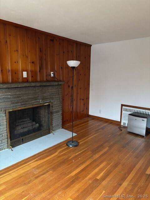 Centrally located three bedroom house with wood floors.