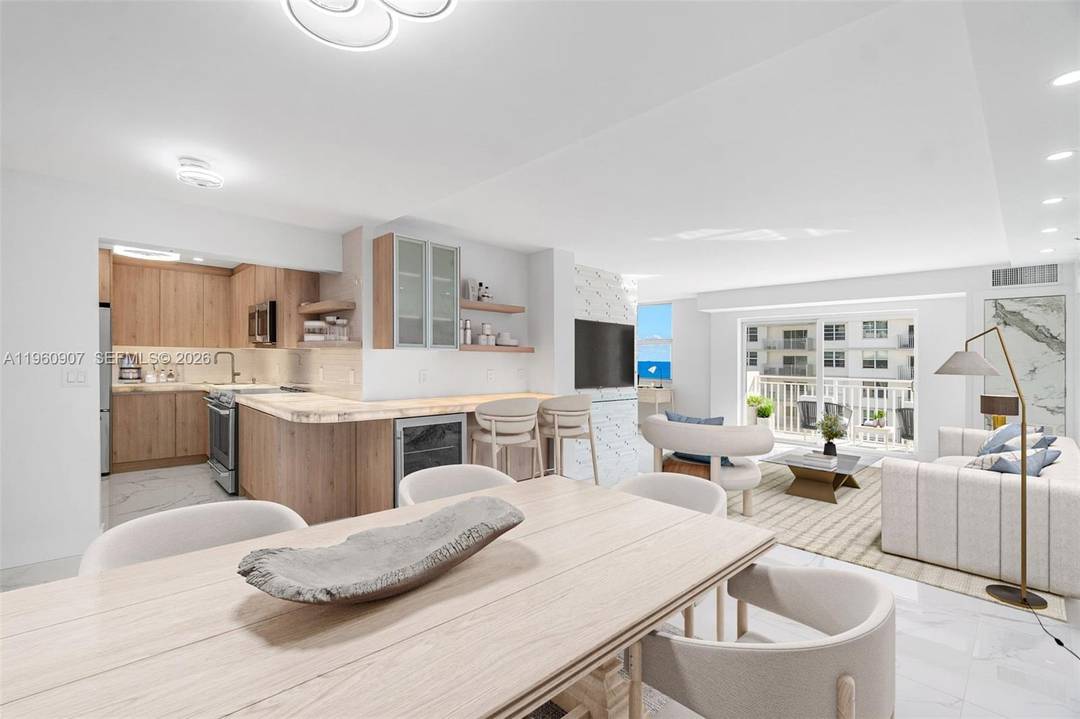 Exquisite New oceanfront residence with 2 bedrooms and 2 full baths, fully renovated and designed with impeccable attention to detail.