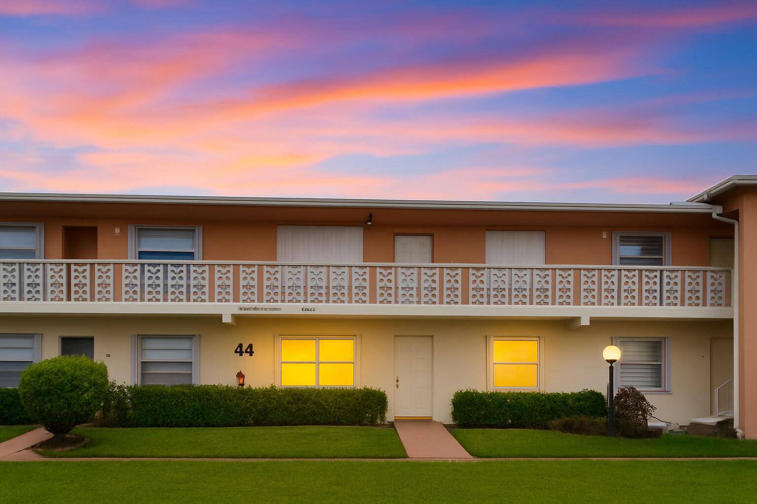 Light and bright 1st floor condo in the gated 55 community of Pines of Delray North !