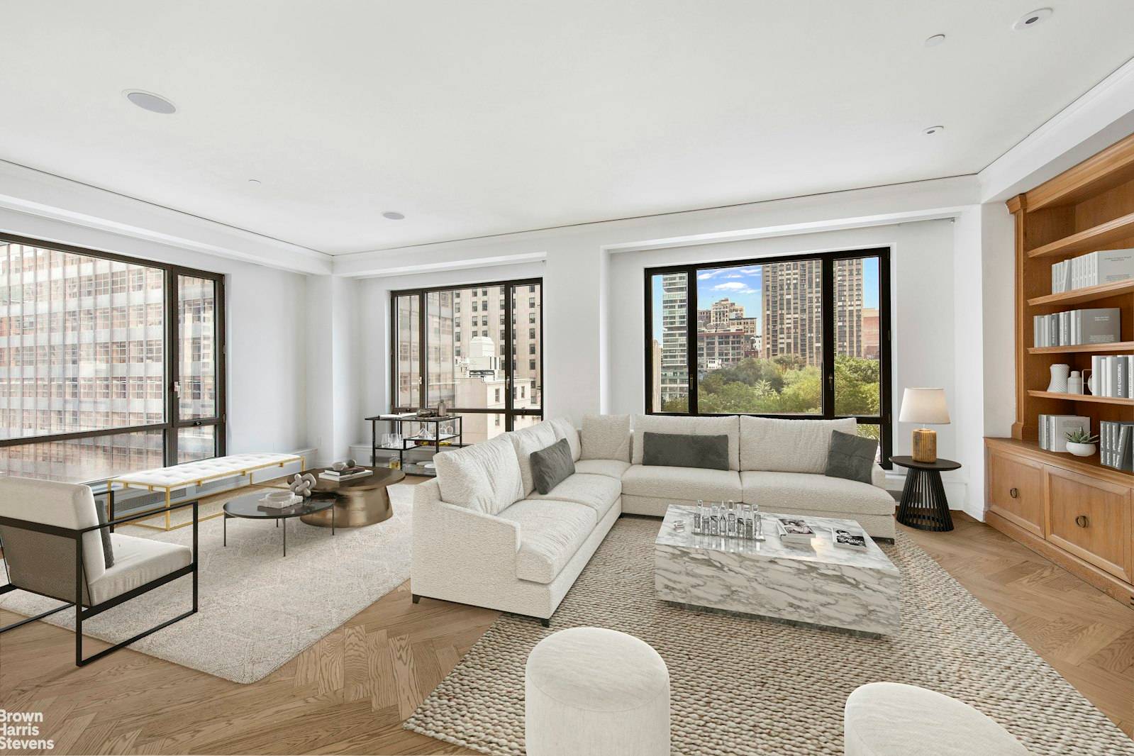 Rare full floor facing Madison Square Park.