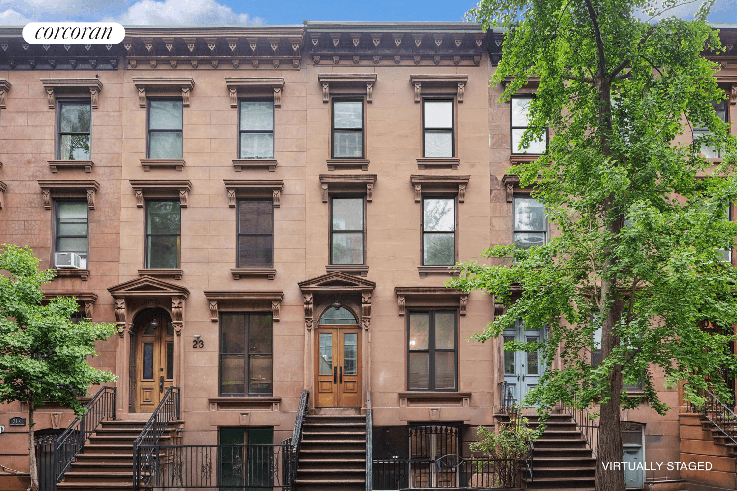 Prime Fort Greene Brownstone At almost 17 ft wide and 45 ft deep, this perfectly situated brownstone sits on an 85 ft deep lot and is comprised of 4 stories ...