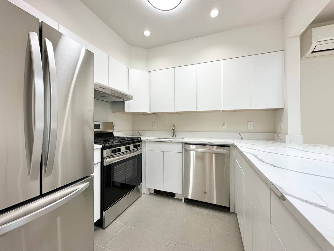 Tucked along a beautiful tree lined block, this newly renovated 2 bedroom, 2 bathroom home offers modern comfort and classic Astoria charm.