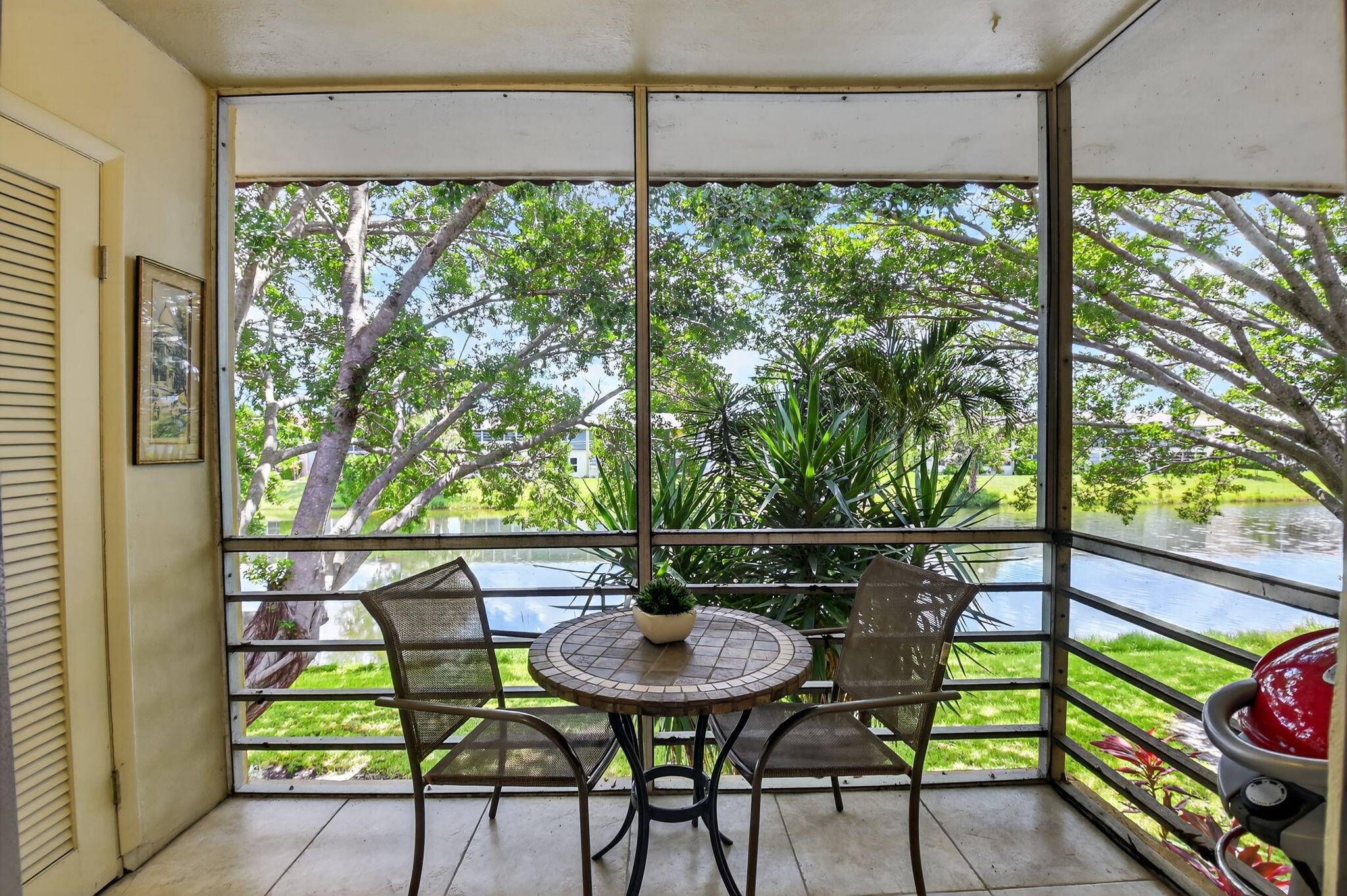 WOW ! SUN FILLED LIGHT AND BRIGHT FURNISHED LARGE 2 BED 2 FULL BATHS SECOND FLOOR UNIT WITH TRANQUIL WATER VIEW LOCATED IN THE HIGHLY SOUGHT AFTER OXFORD ASSOCIATION.