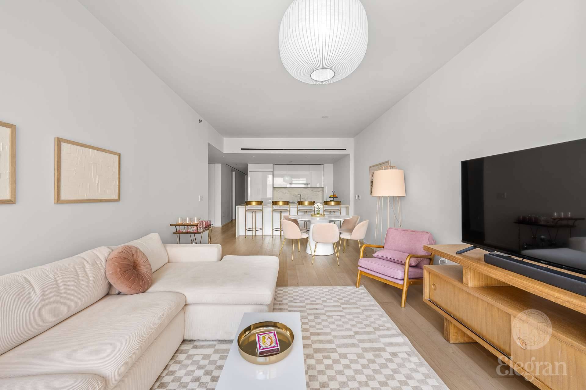 Welcome home to Residence 4C, 3 bedroom, 3 bathroom home at The Celeste, 150 E 23rd Street.