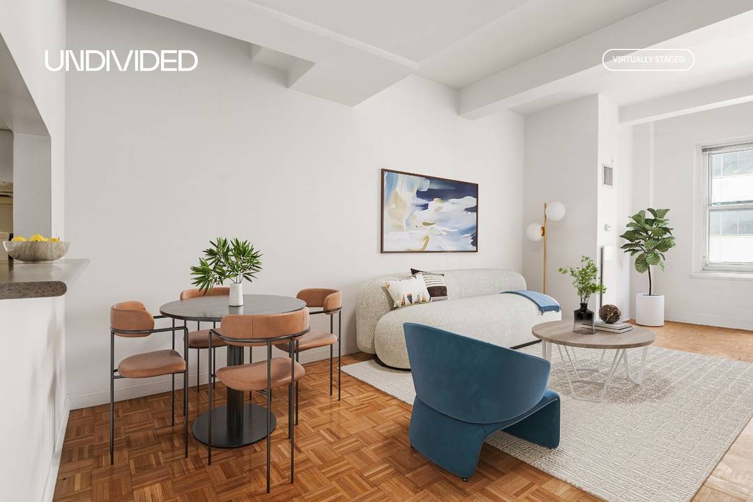 Unit 321 at Greenwich Club is a rare alcove studio that lives more like a one bedroom, with a distinct sleeping nook tucked away from the generous living and dining ...