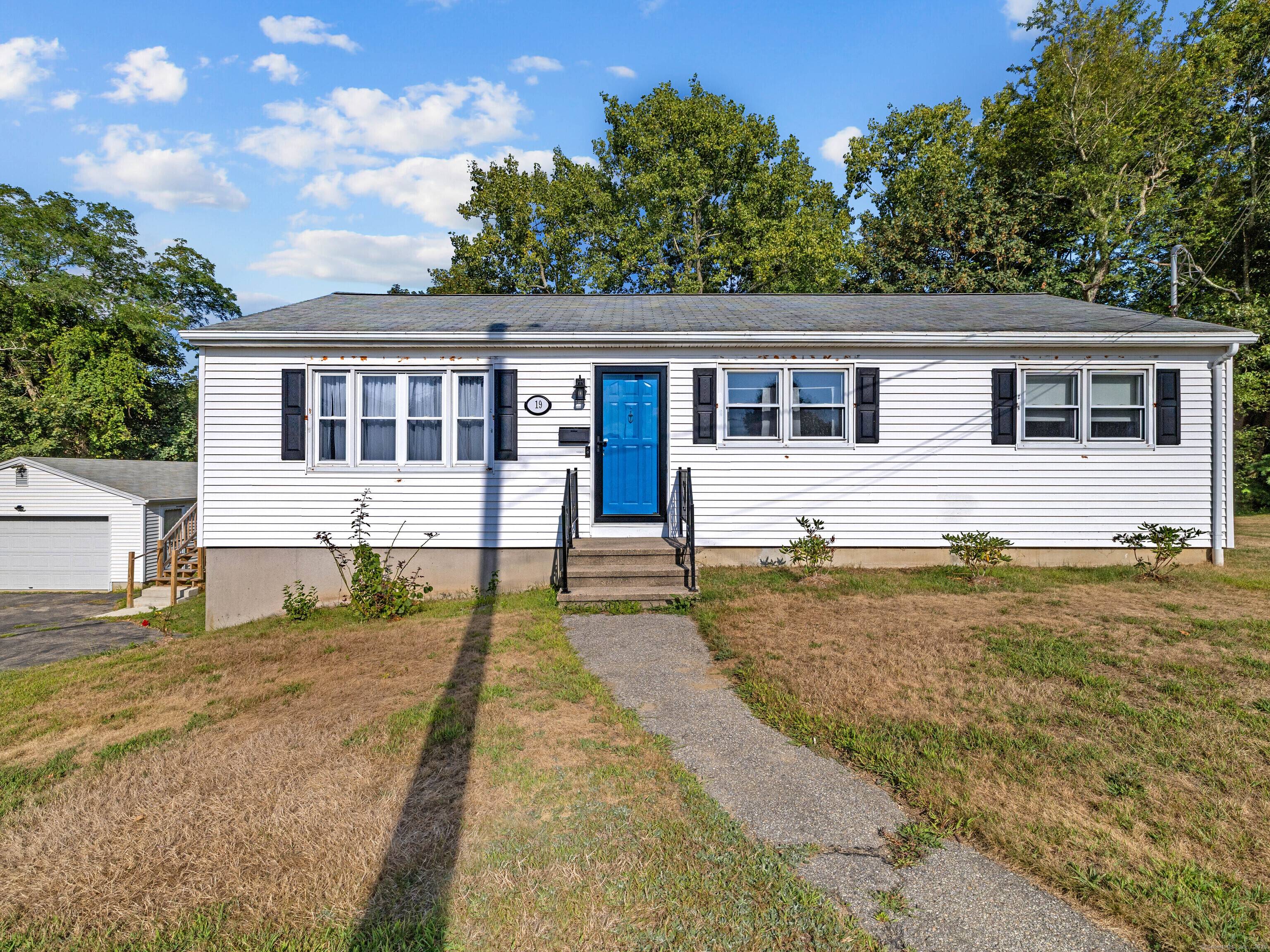 Welcome to this charming 3 bedroom, 1 bath ranch set on 1.