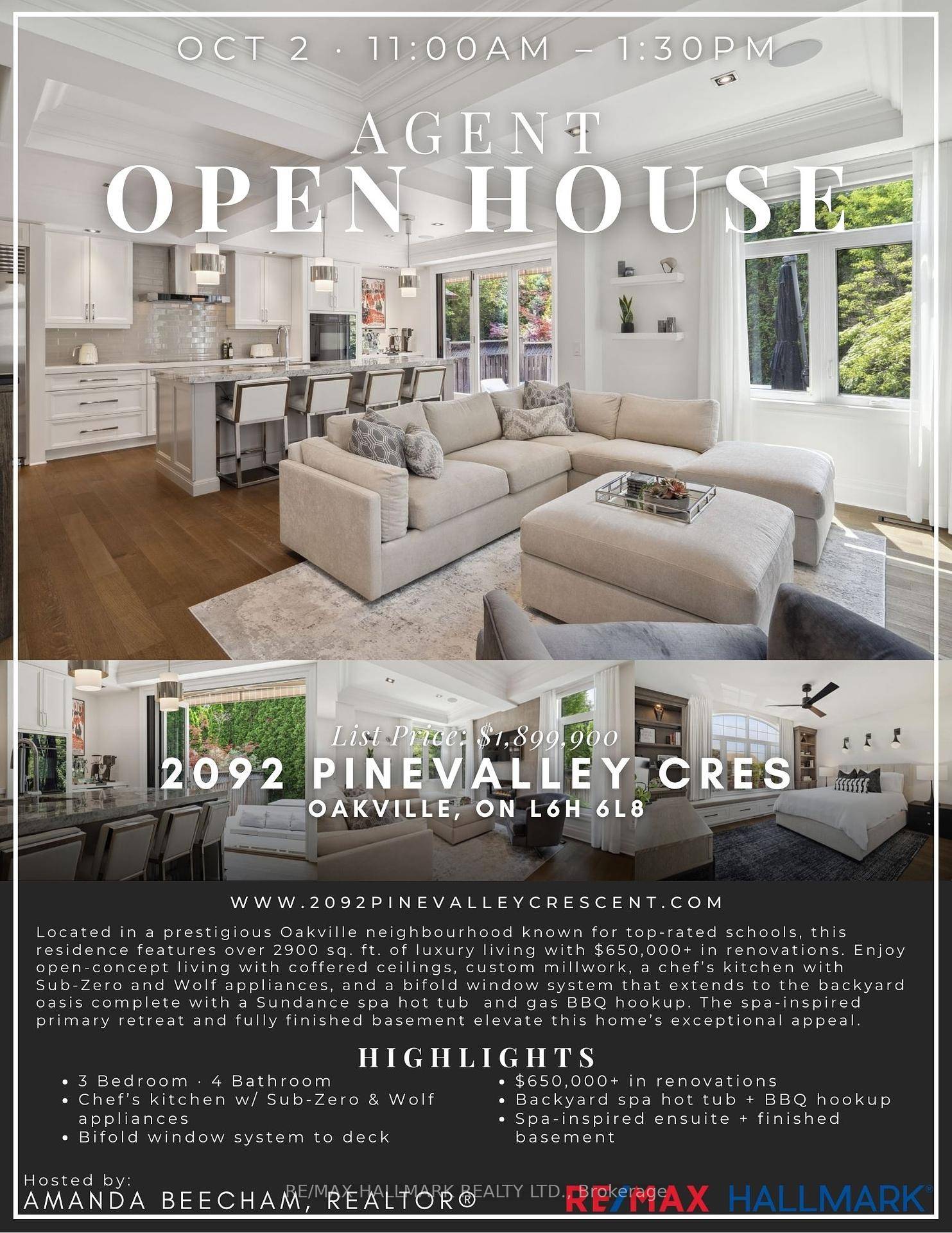 Welcome To The Crown Jewel Of Joshua Creek A Completely Transformed, Magazine Worthy Residence Nestled On The Most Magical, Tree Lined Street In One Of Oakville's Most Prestigious Neighbourhoods, Well ...