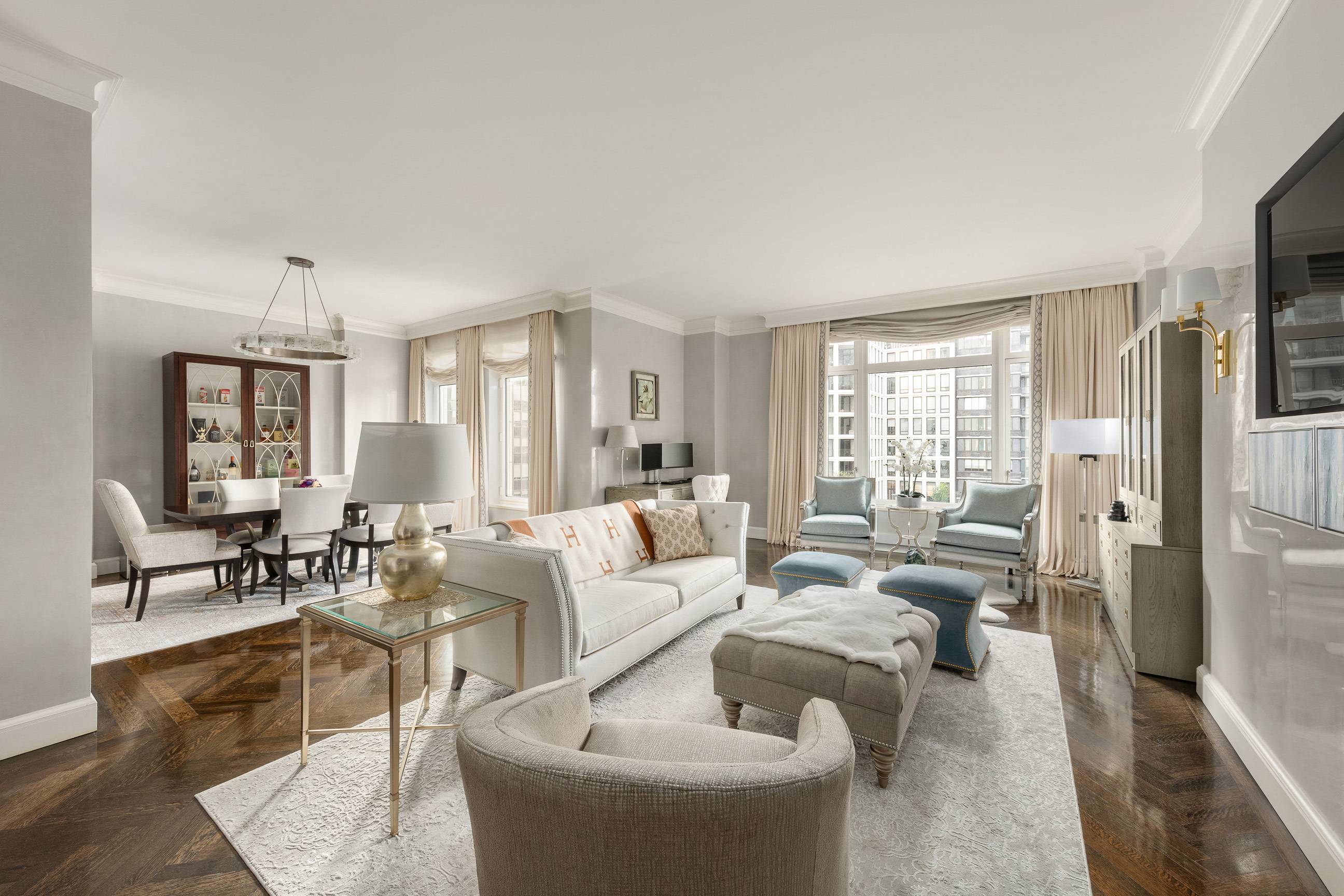Elegant Two Bedroom in the Iconic Fifteen Central Park West.
