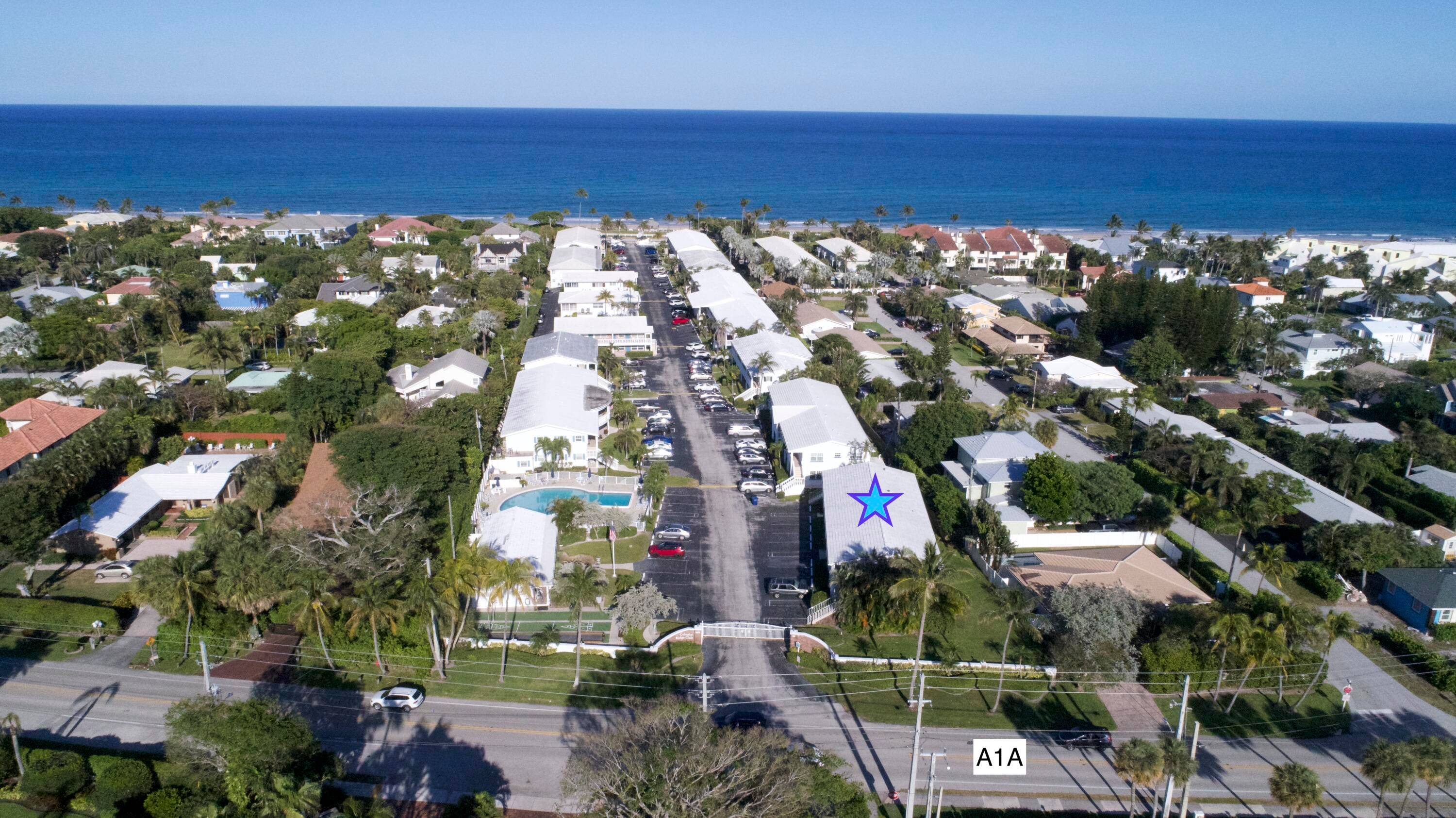This is a rare opportunity to own a 2 bedroom corner unit in exclusive Ocean Ridge.