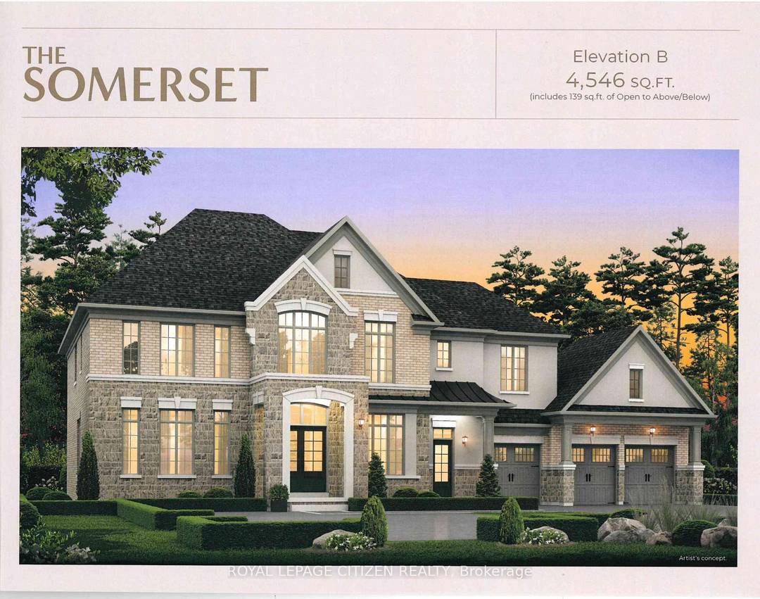 Introducing The Somerset Elevation B by Carringwood Homes, an exceptional 4, 546 sq ft executive residence in the prestigious Hillview Estates on Hunsden.