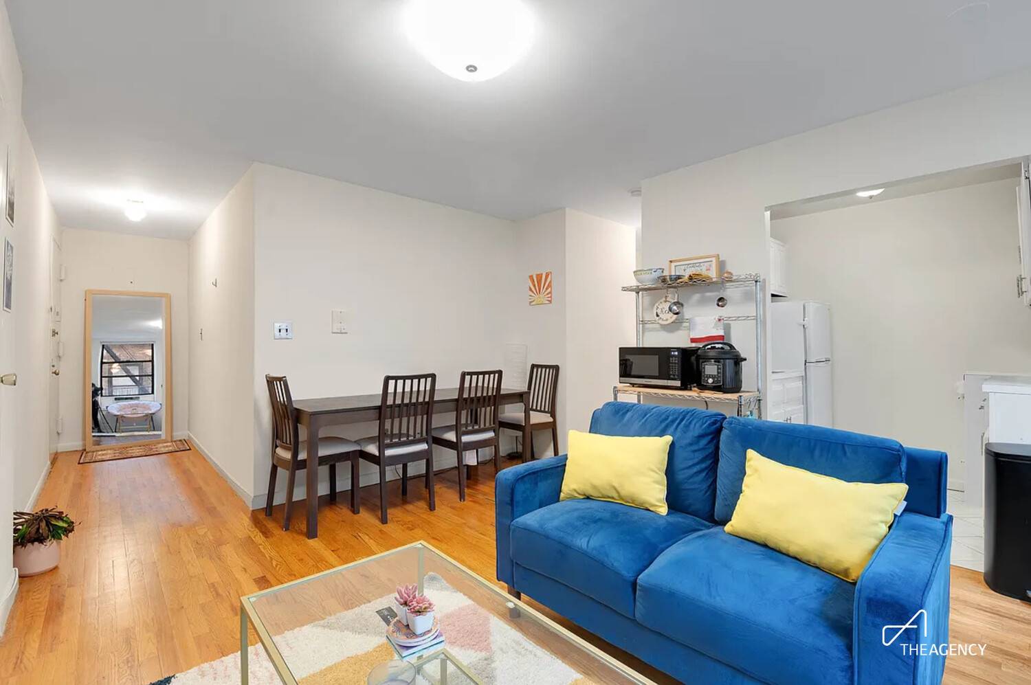 Spacious and bright, this generously proportioned two bedroom home is set in a beautiful pre war elevator building.