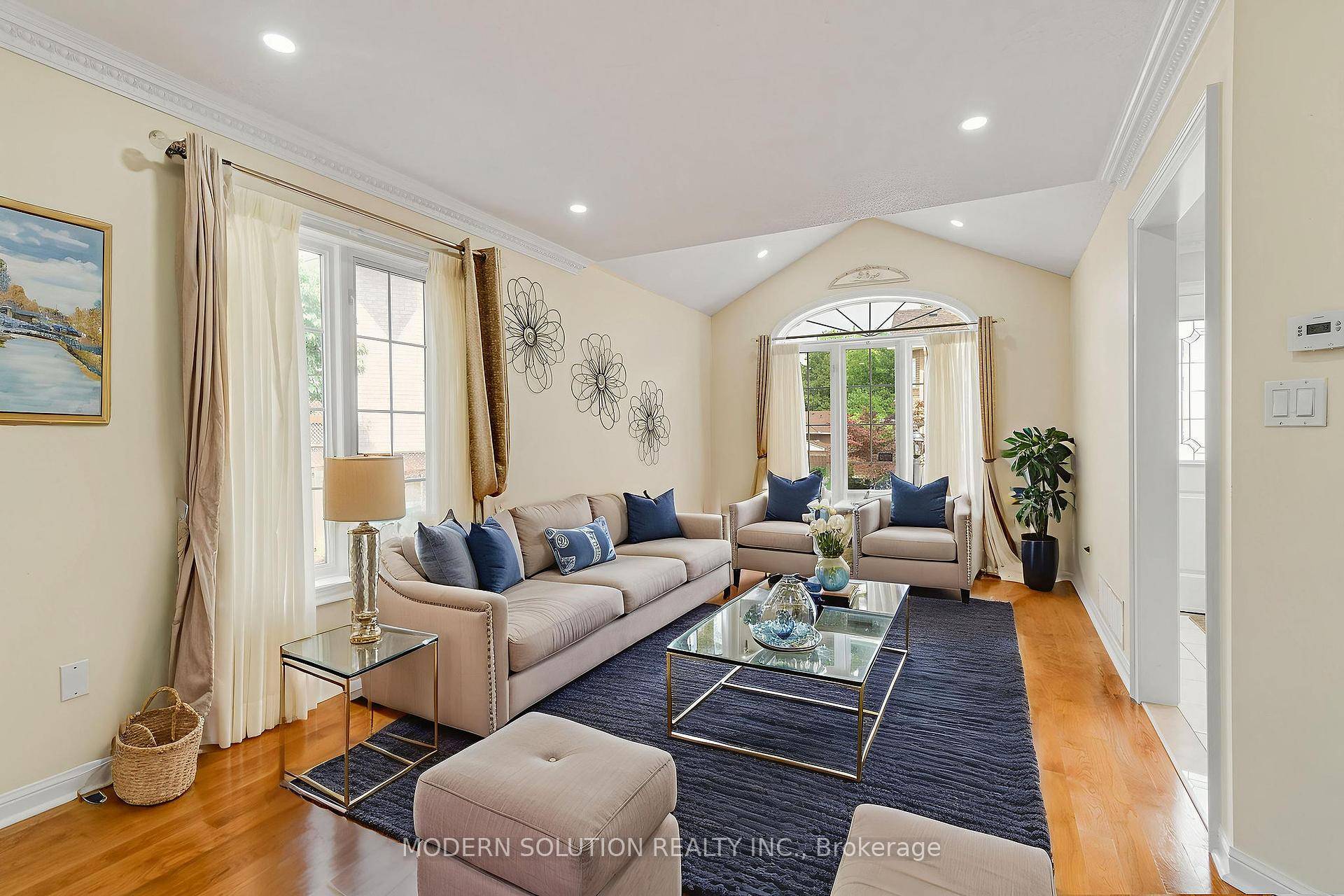 Tucked at the end of a quiet cul de sac in prestigious Trelawny Estates, 6431 Tenth Line is an exceptional executive bungalow offering rare privacy and thoughtful upgrades throughout.