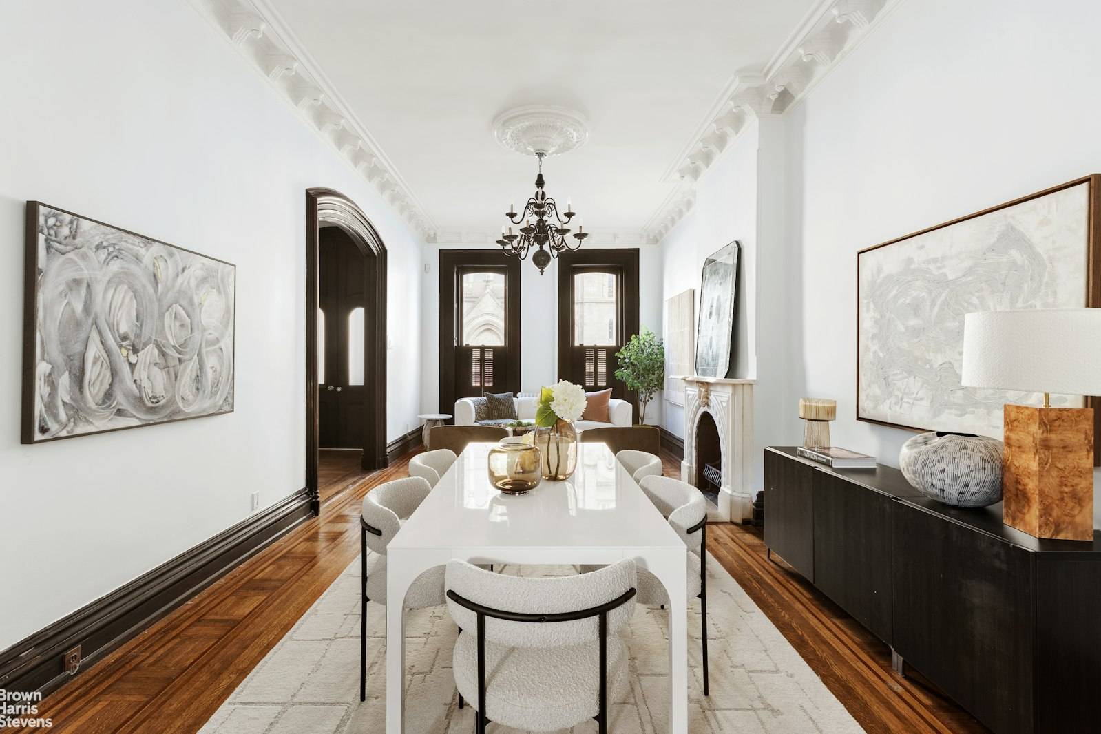 Located in the heart of the highly sought after Clinton Hill neighborhood, this captivating brownstone is a harmonious blend of historic charm and modern refinement.