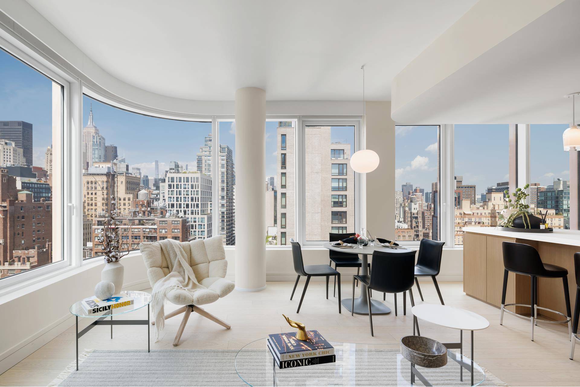 Immediate occupancy. A delicate curve, an elegantly articulated line the exquisite craft of 200 East 20th is expressed through restrained silhouettes, expressive detail, and indulgent tactility.