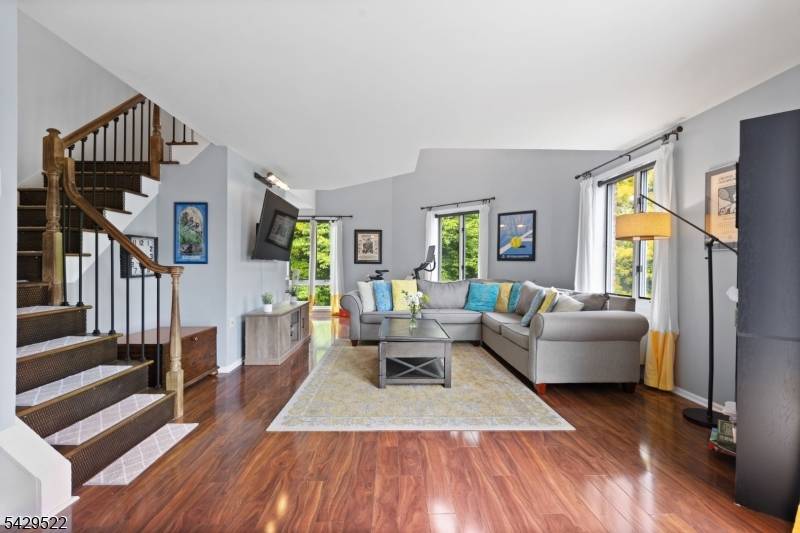 Rare opportunity to own a one of a kind penthouse style townhouse at The Mews in the heart of Montclair.