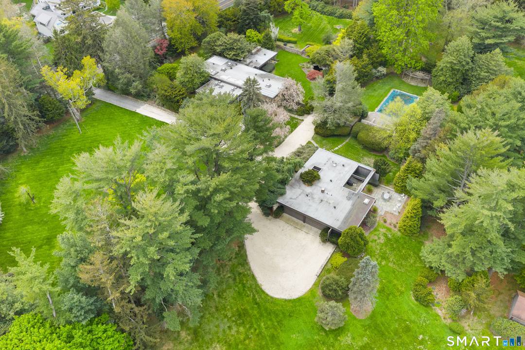 A rare opportunity to enjoy all that New Canaan has to offer while living in an historic mid century modern masterpiece The Elinor and Sherman Ford House.