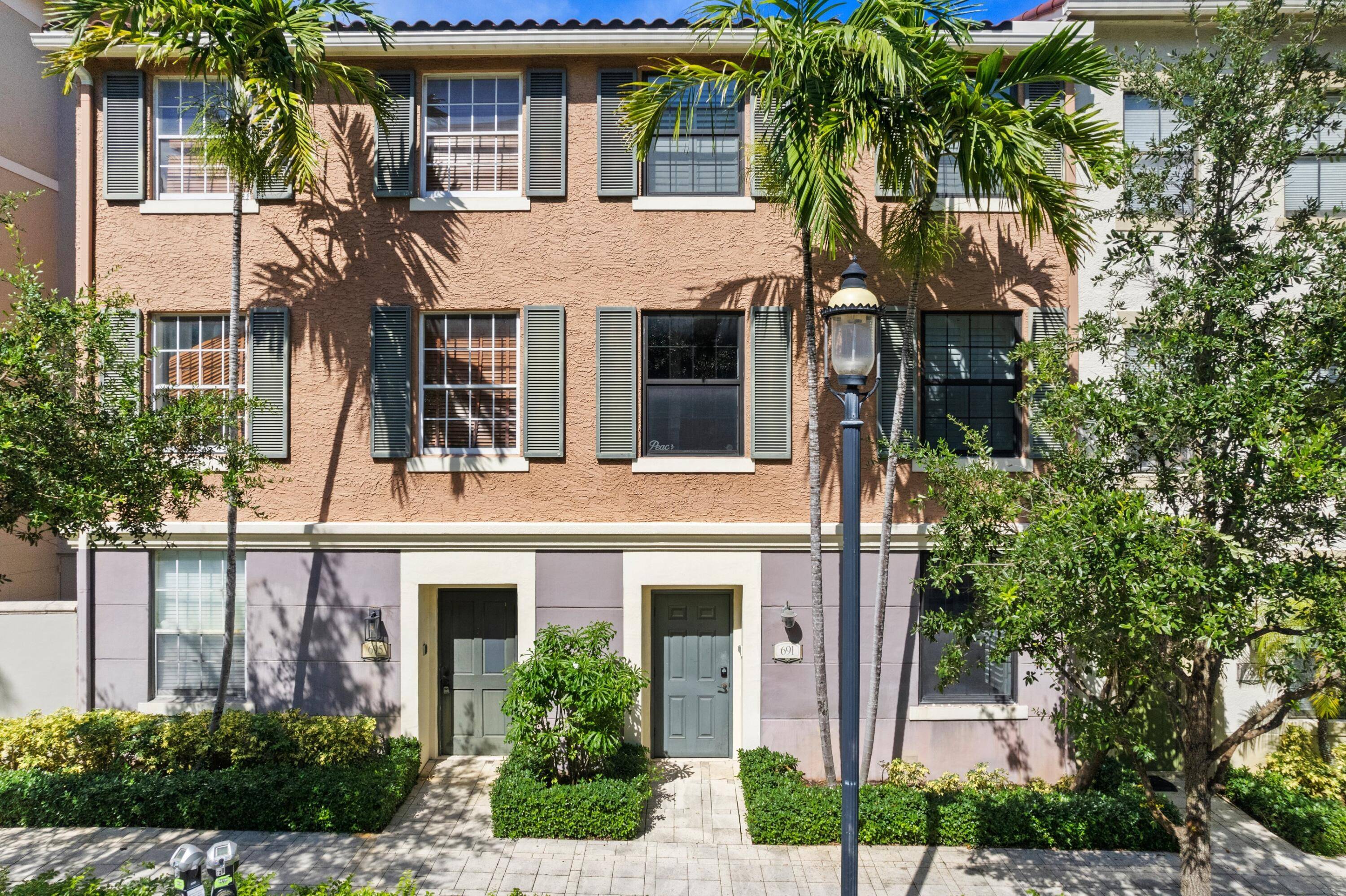 Great City Place location, with gated entry and private garage parking.