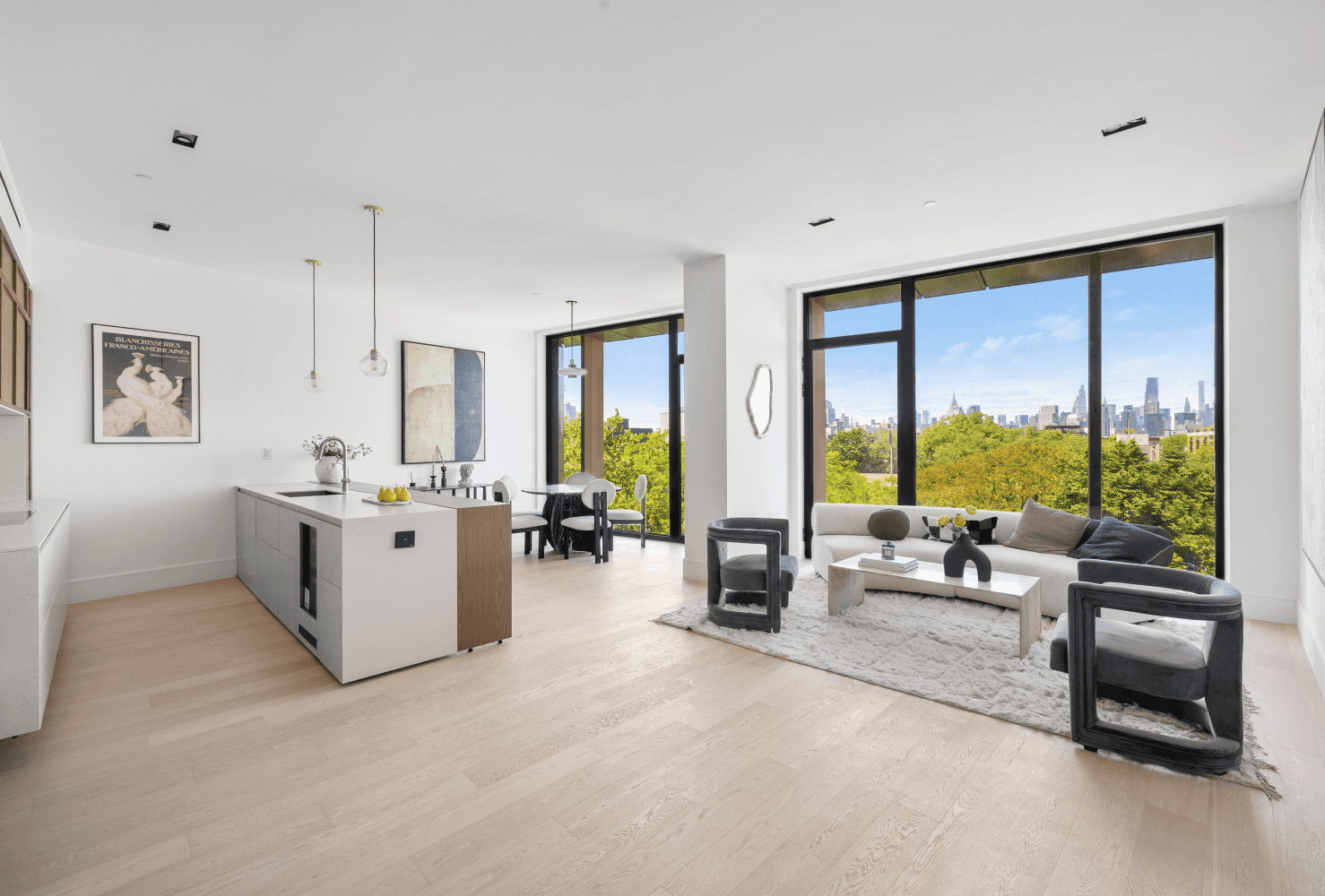 A Corner Two Bedroom with Skyline Views and a Private Roof Cabana Residence 4A is an oversized, northwest facing 2 bedroom, 2 bathroom home with soaring 10 foot ceilings, expansive ...